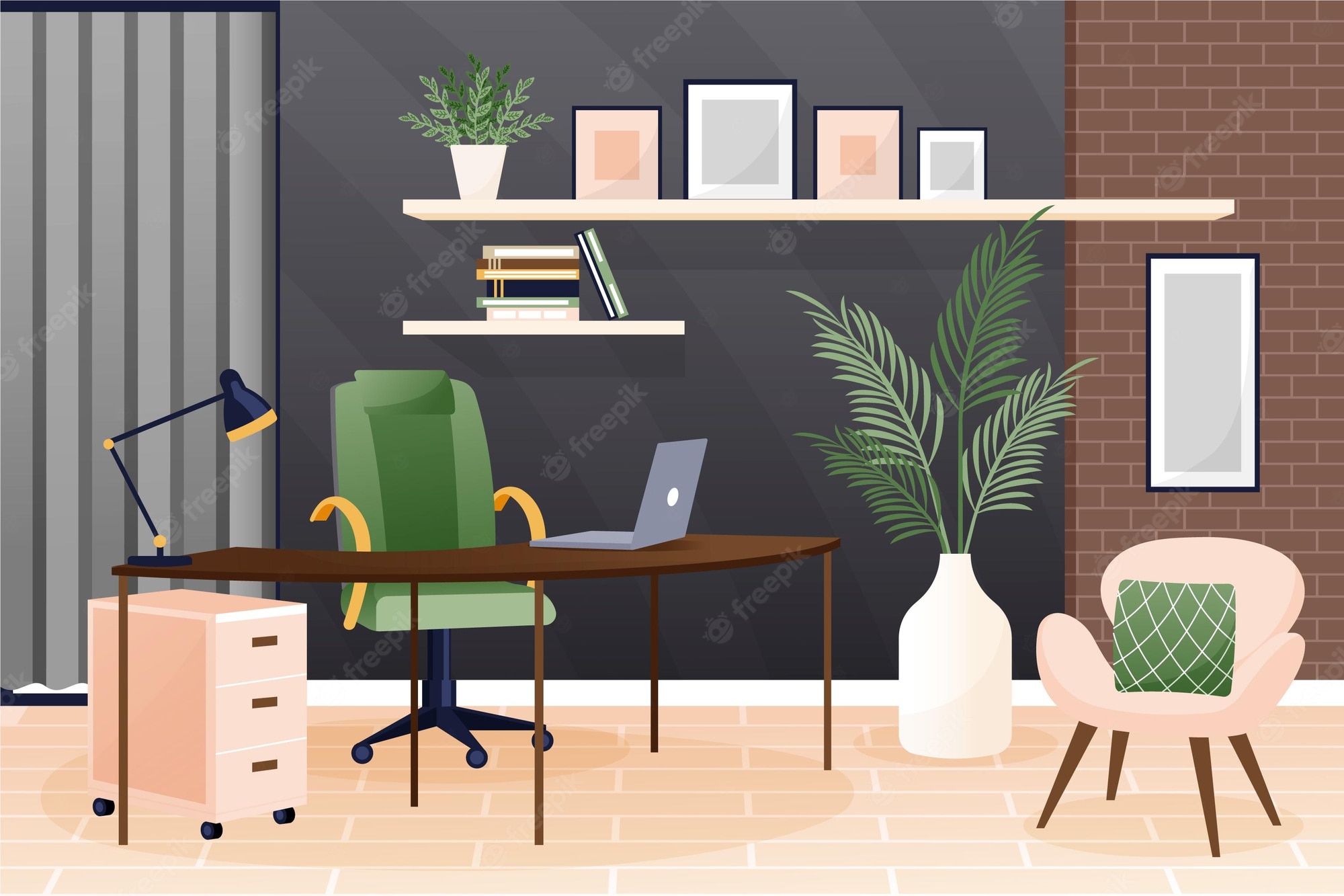 Office Room Background