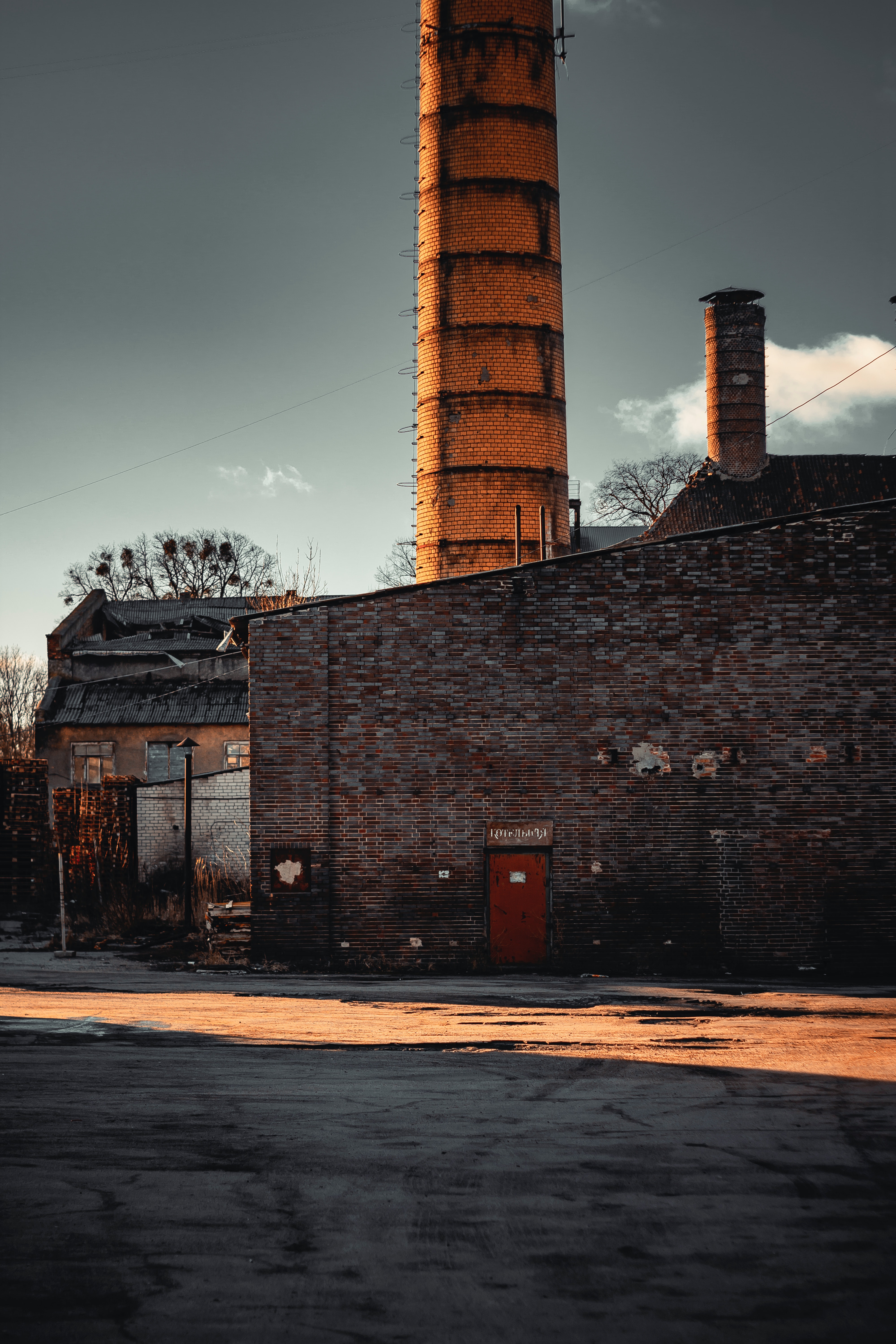 Old Factory Background