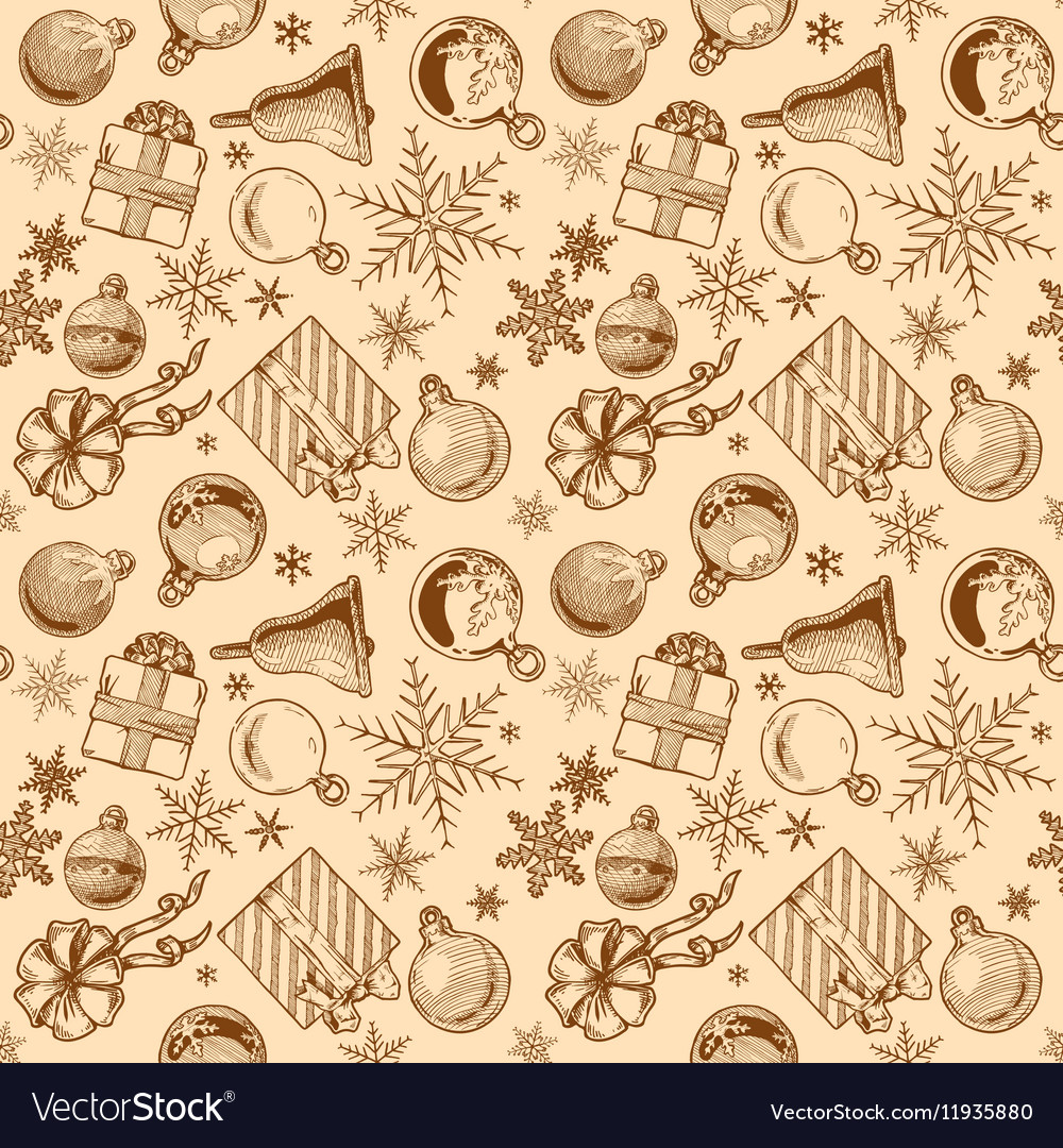 Old Fashioned Christmas Background