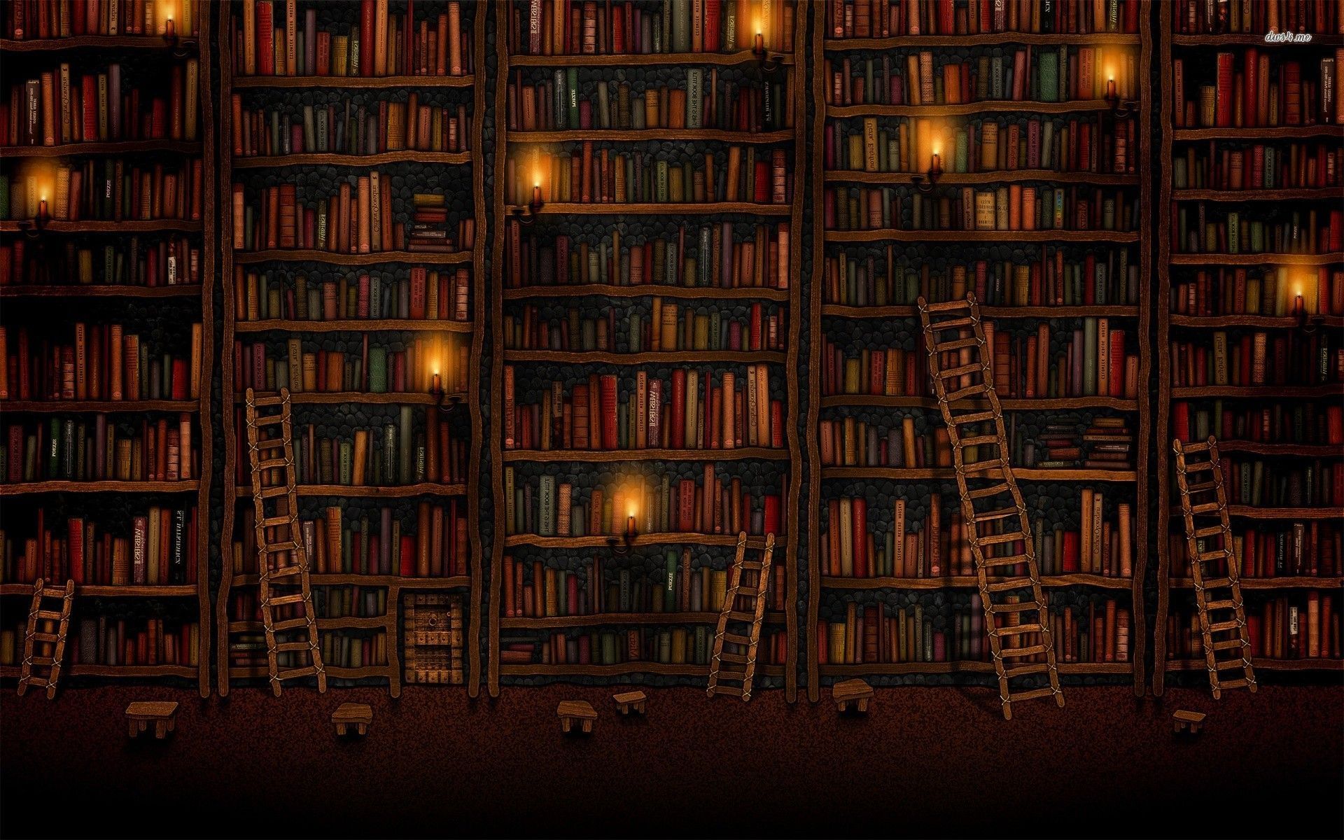 Old Library Background