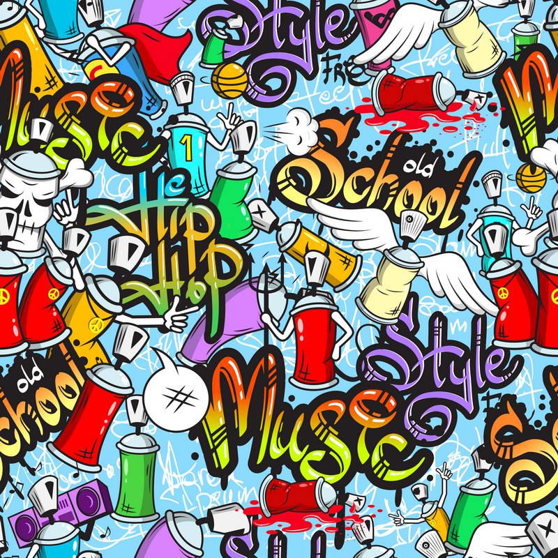 Old School Hip Hop Background