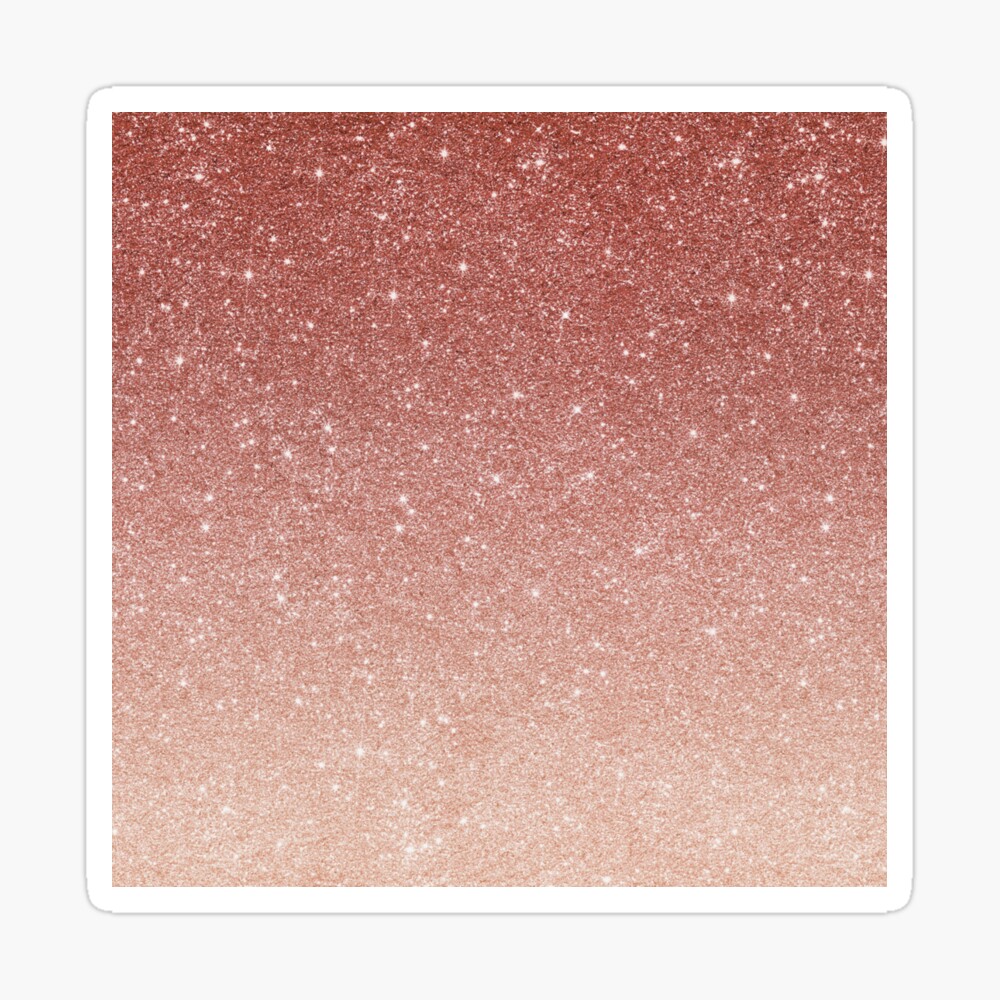 Ombre Rose Gold Glitter Background