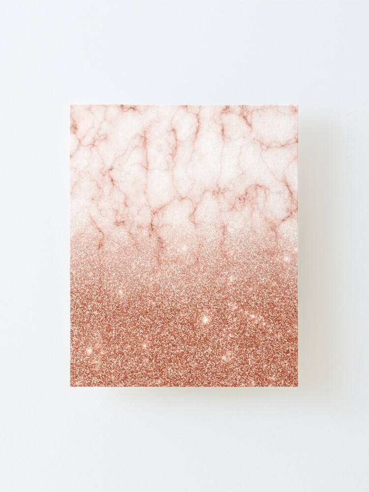 Ombre Rose Gold Glitter Background