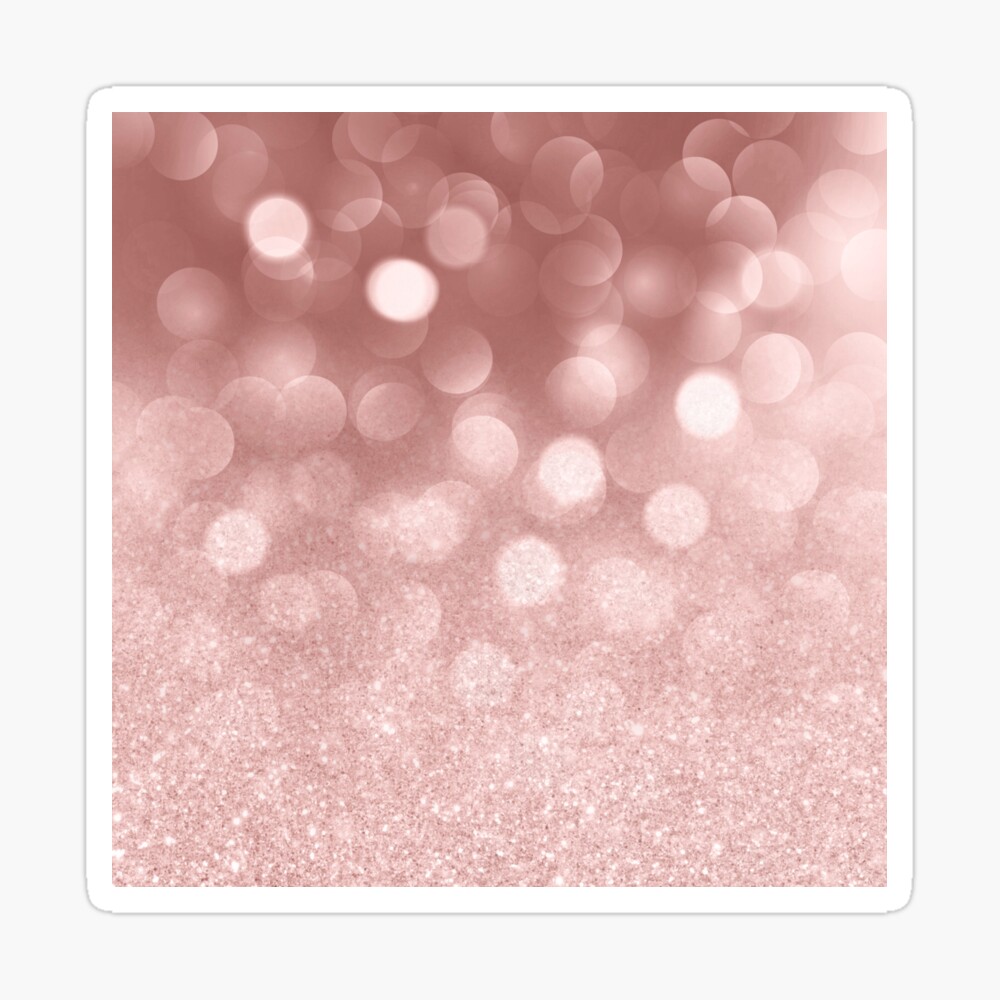 Ombre Rose Gold Glitter Background