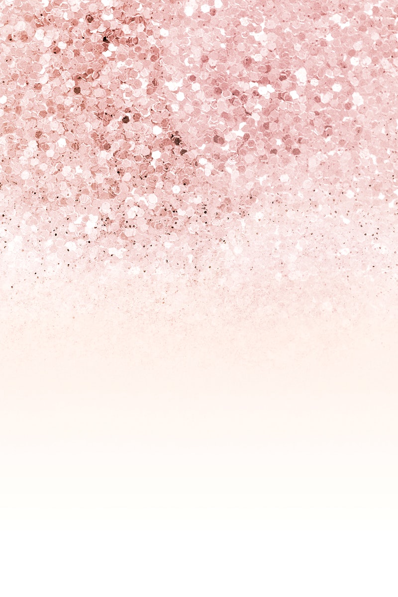 Ombre Rose Gold Glitter Background