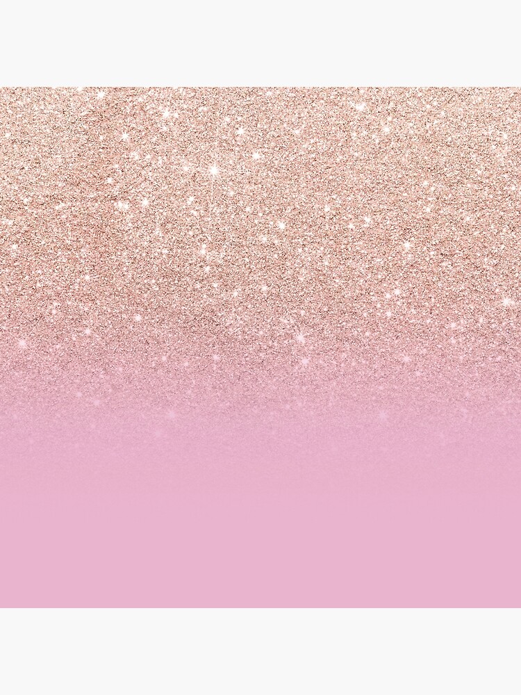 Ombre Rose Gold Glitter Background