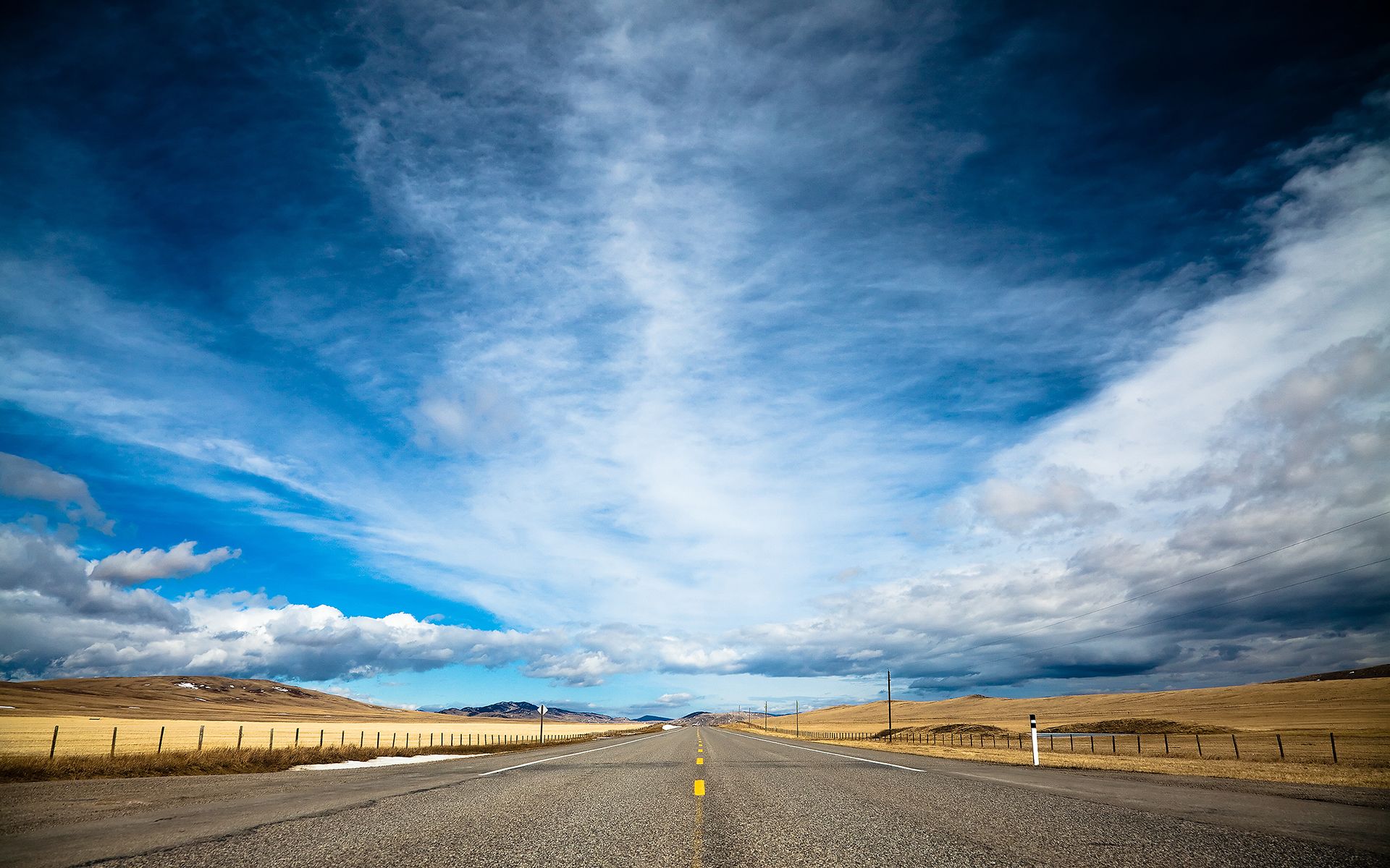 Open Road Background