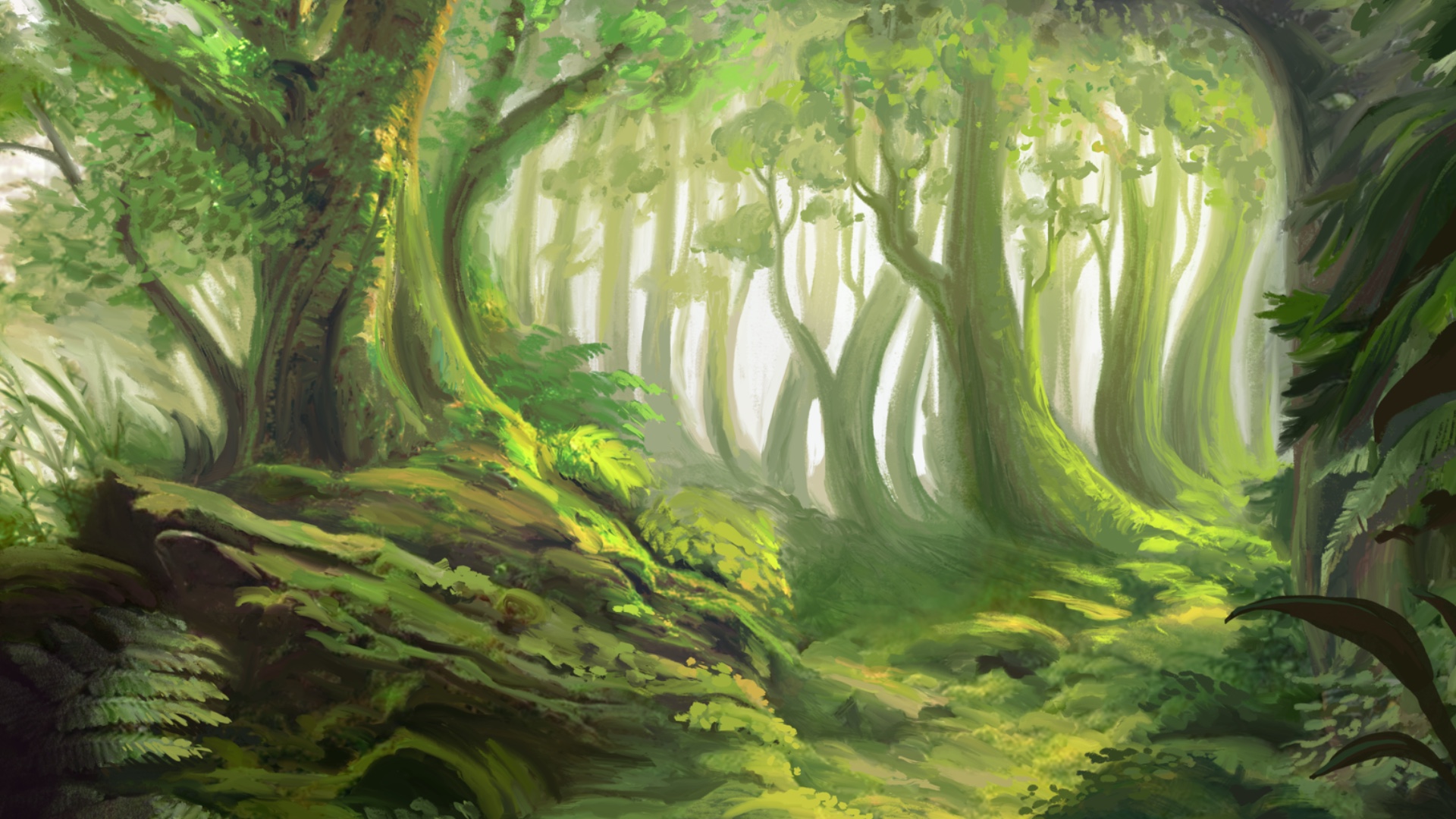 Painted Forest Background