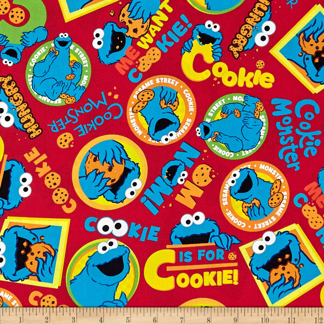 Pattern Cookie Monster Background