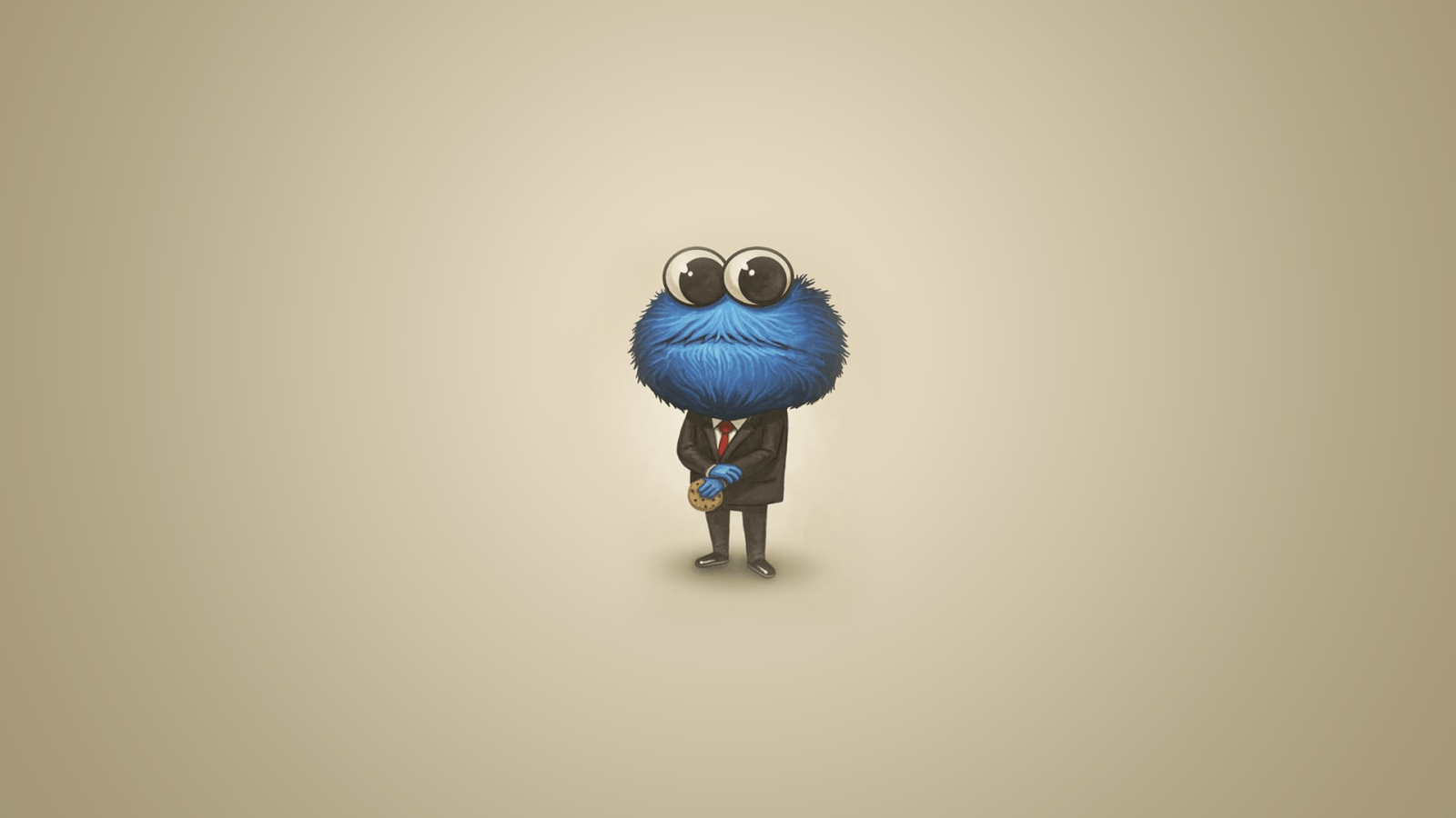 Pattern Cookie Monster Background