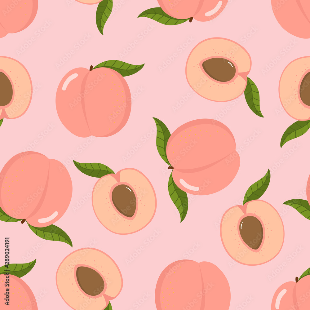 Peach Fruit Background