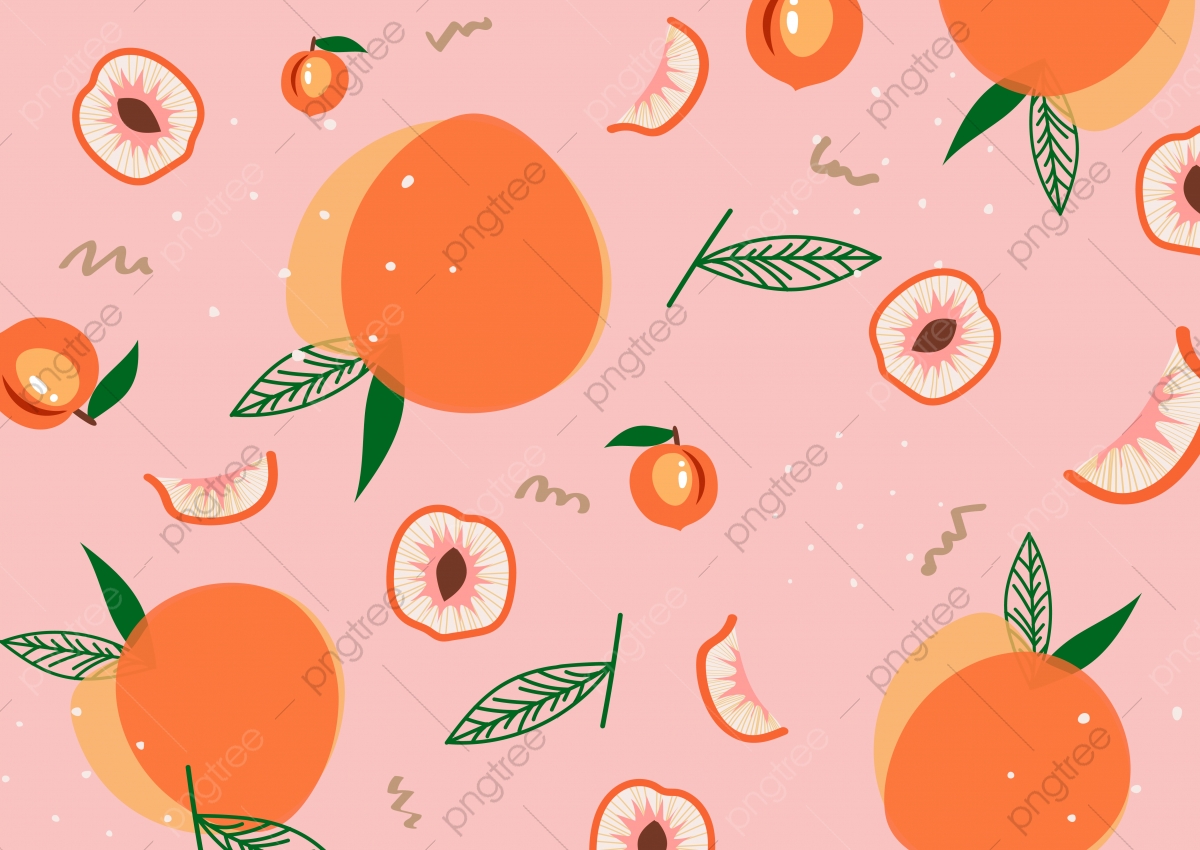 Peach Fruit Background