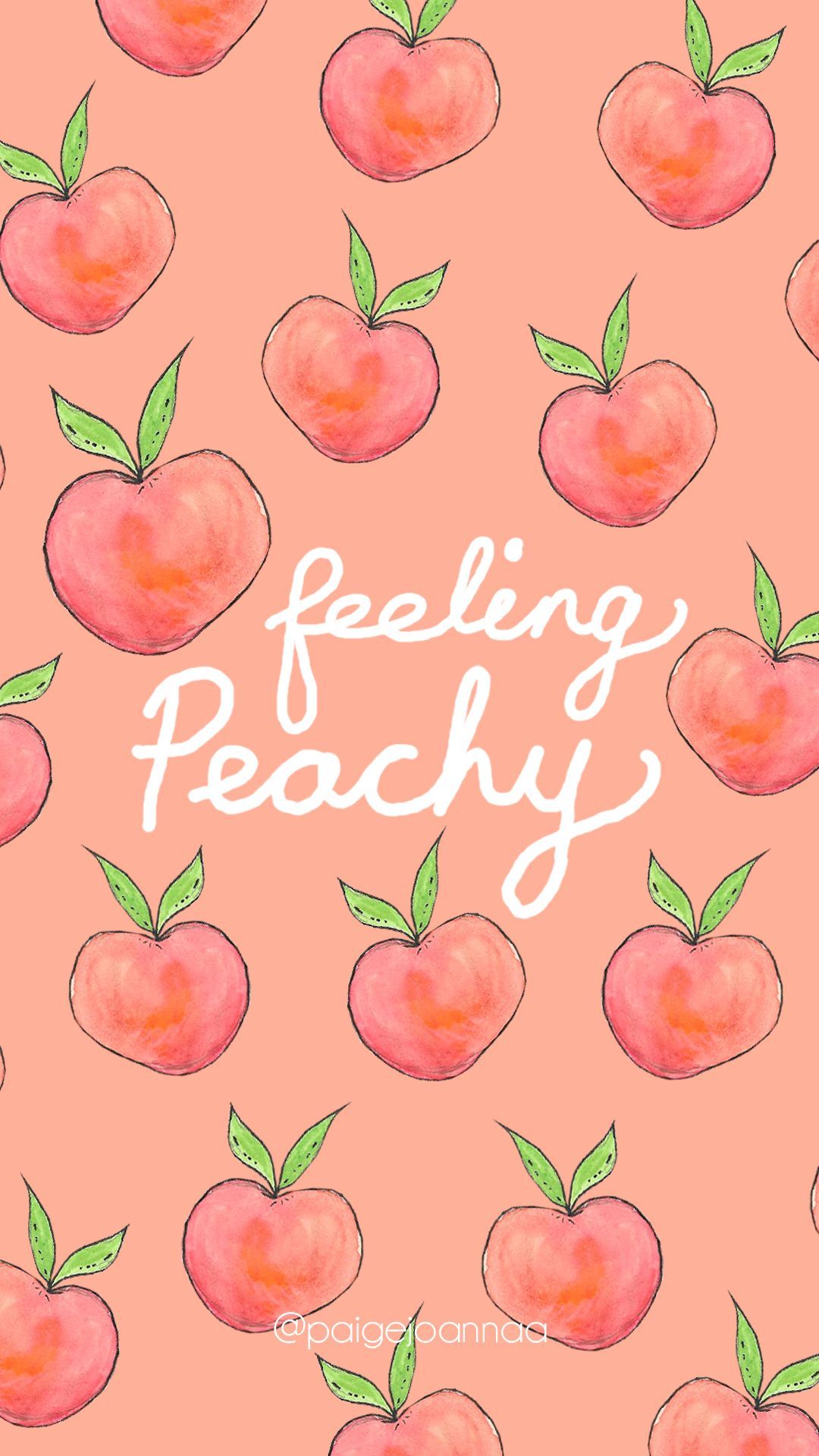 Peach Phone Background