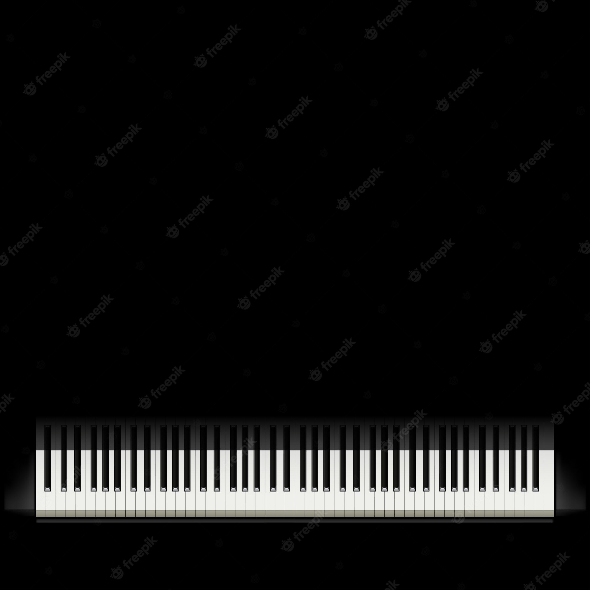 Piano Black Background