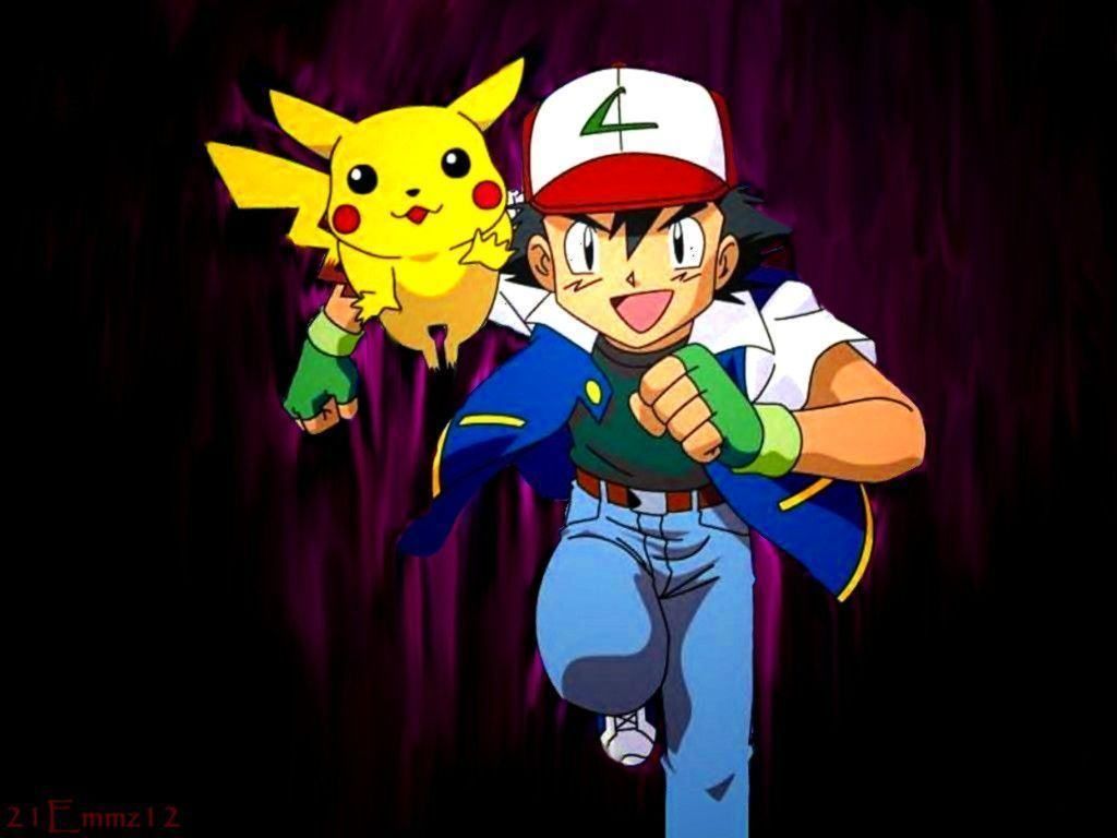 Pikachu Black Background