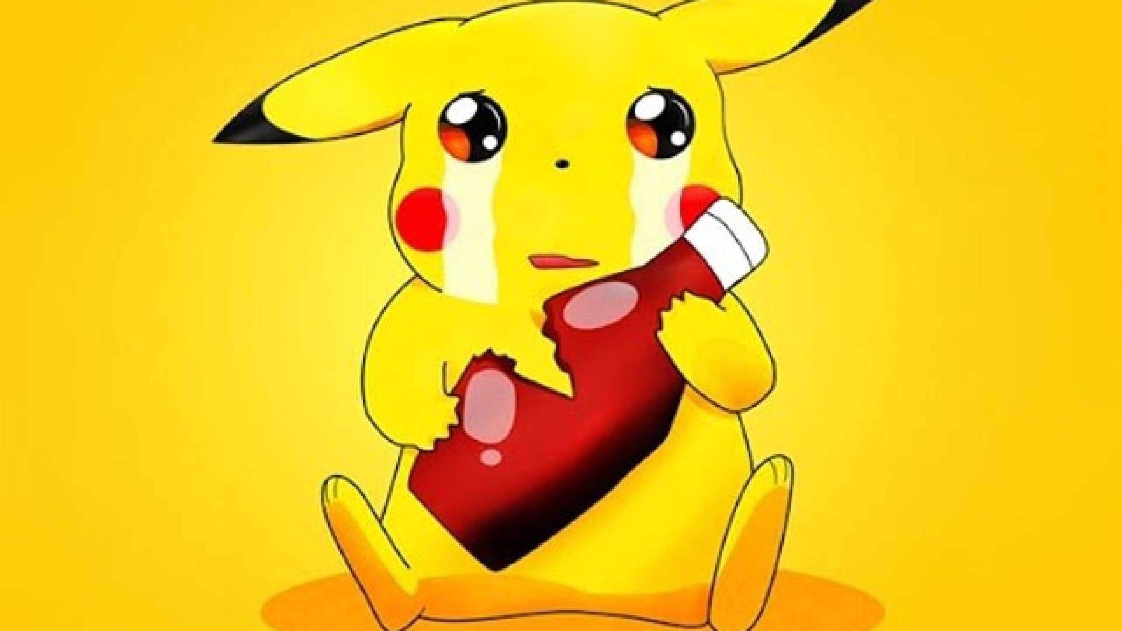 Pikachu Black Background