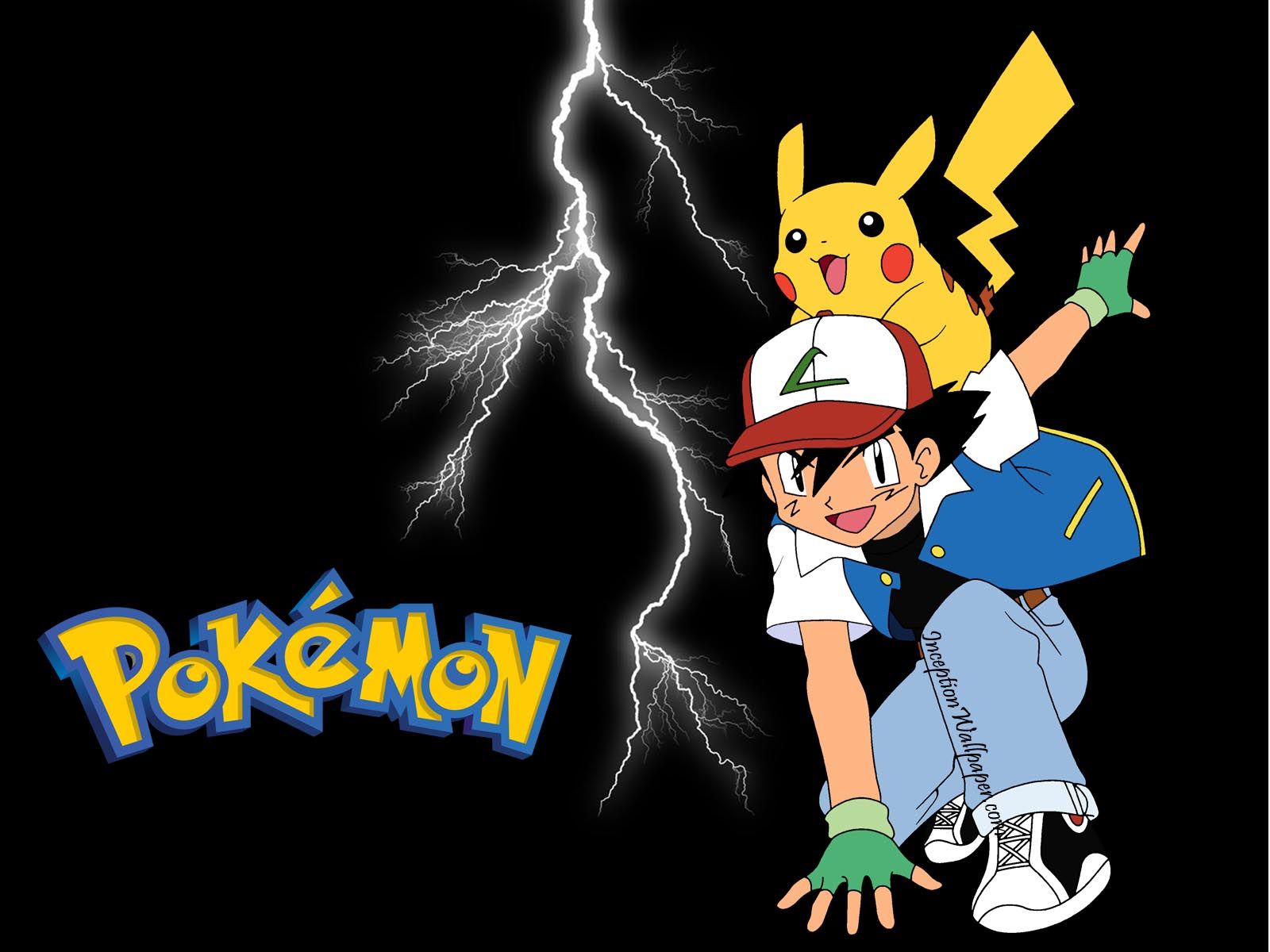 Pikachu Black Background