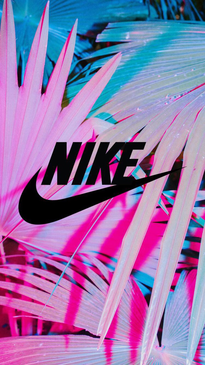 Pink Nike Background