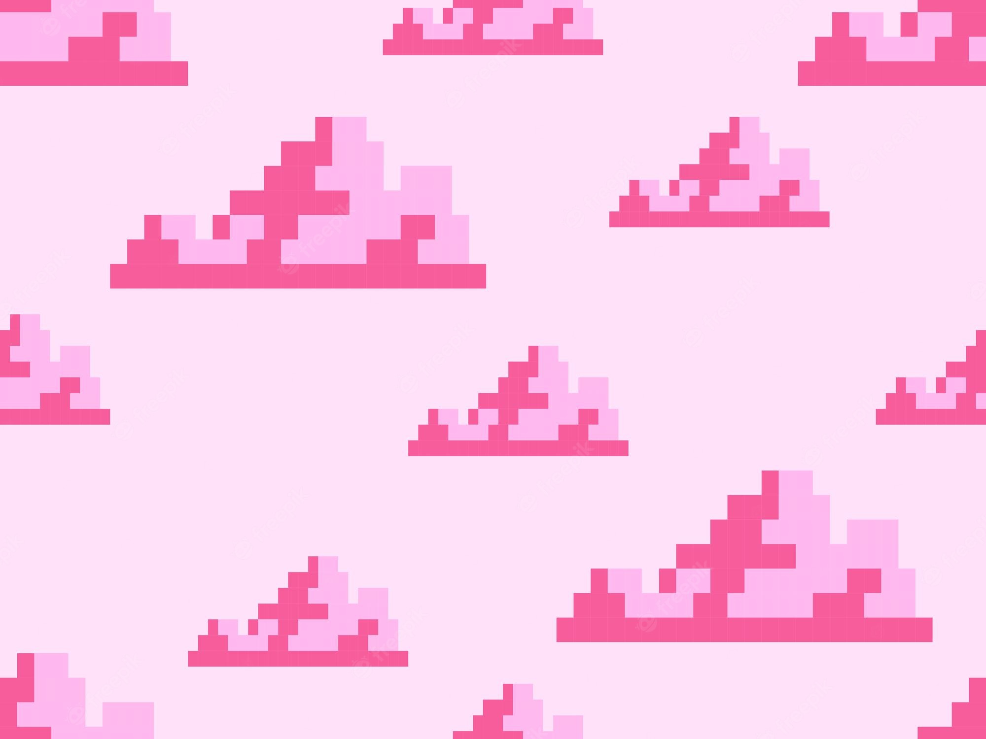 Pink Pixel Background
