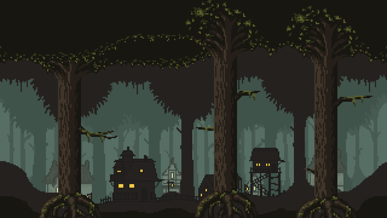 Pixel Art Game Background