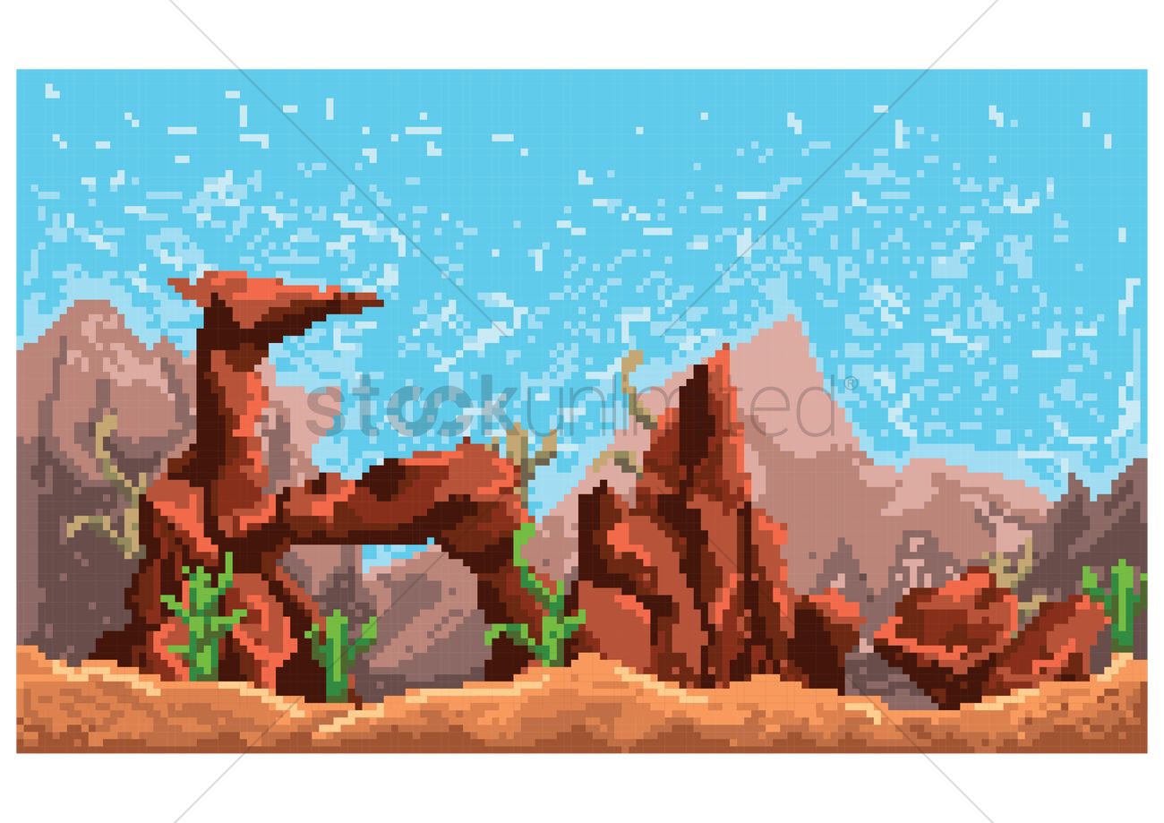 Pixel Art Game Background