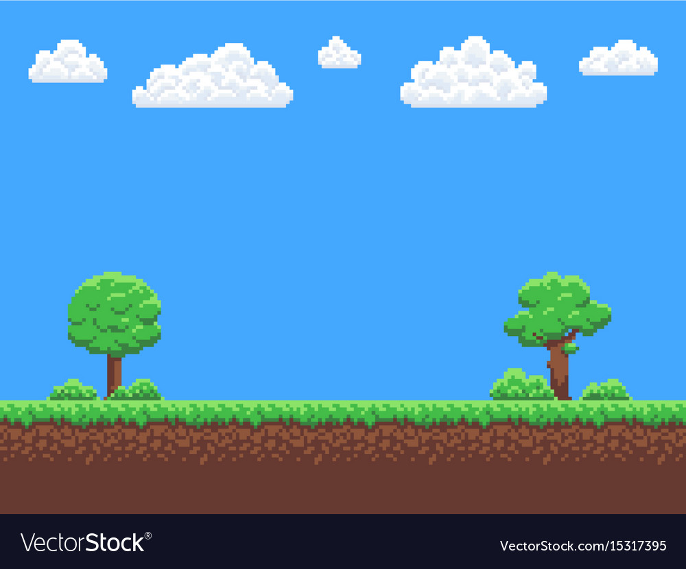 Pixel Game Background