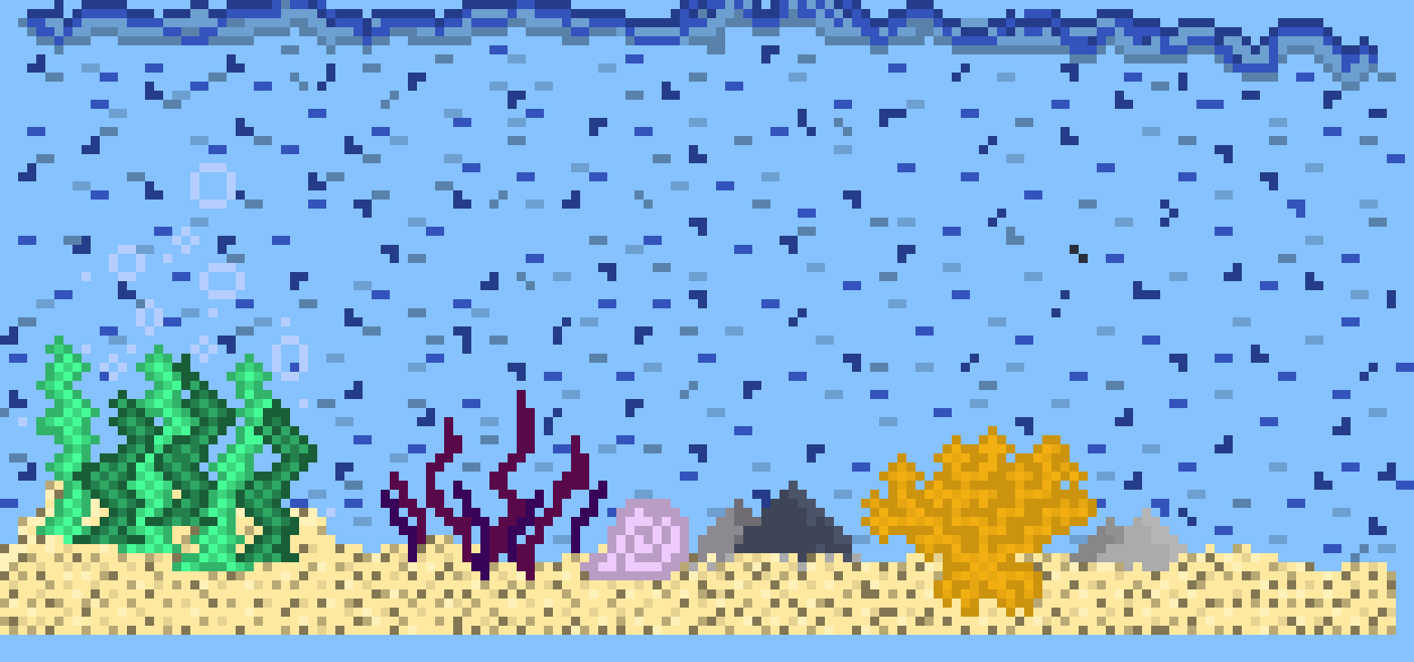 Pixel Ocean Background