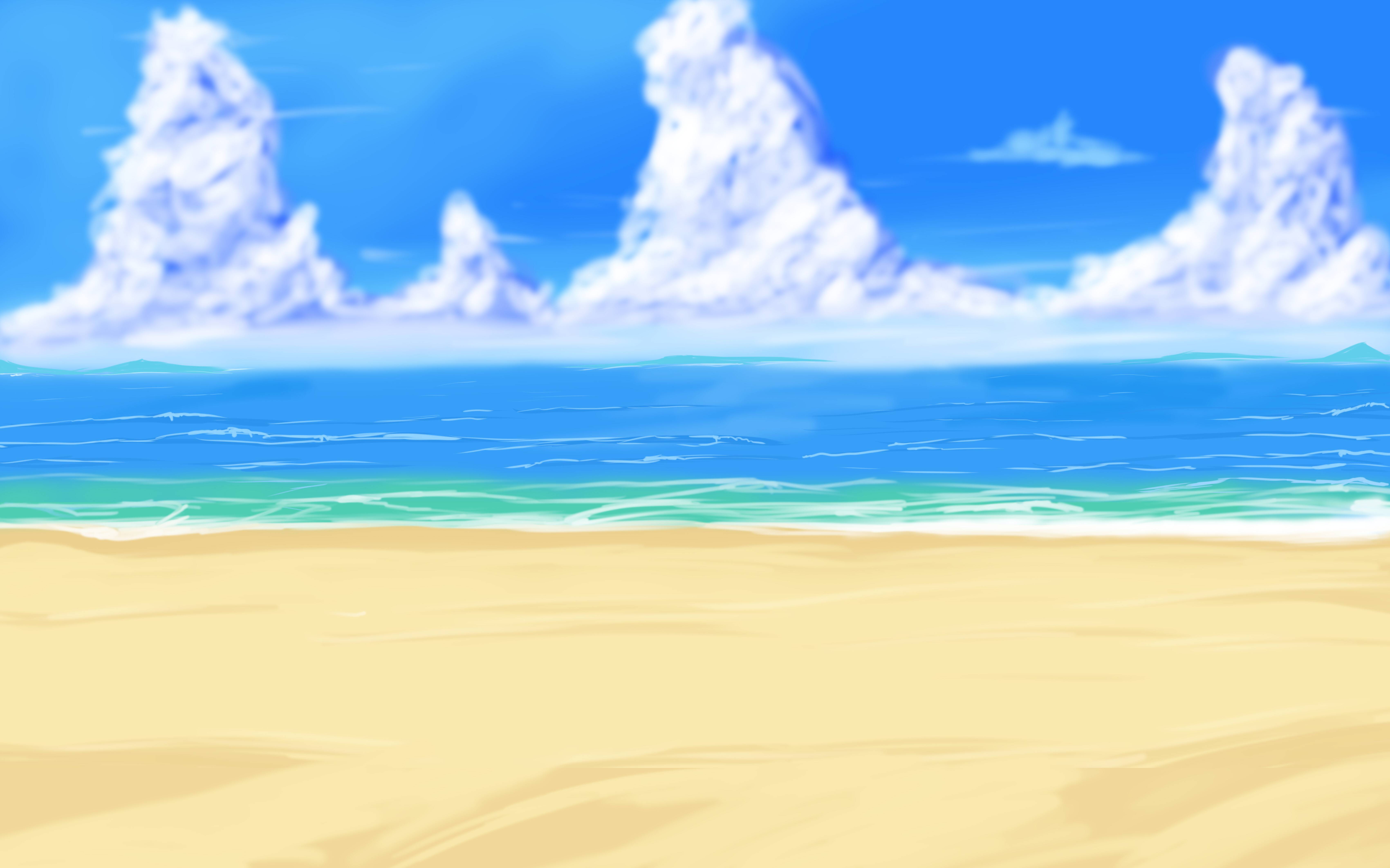 Pixel Ocean Background