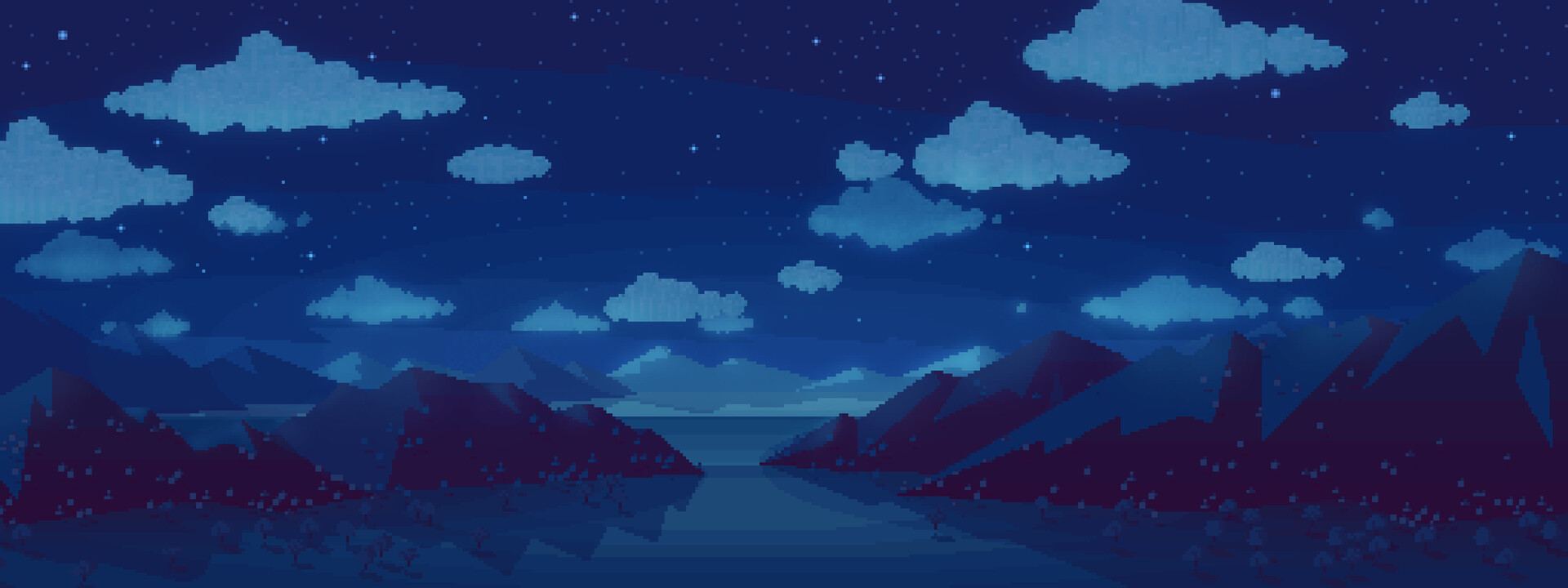 Pixel Scenery Background