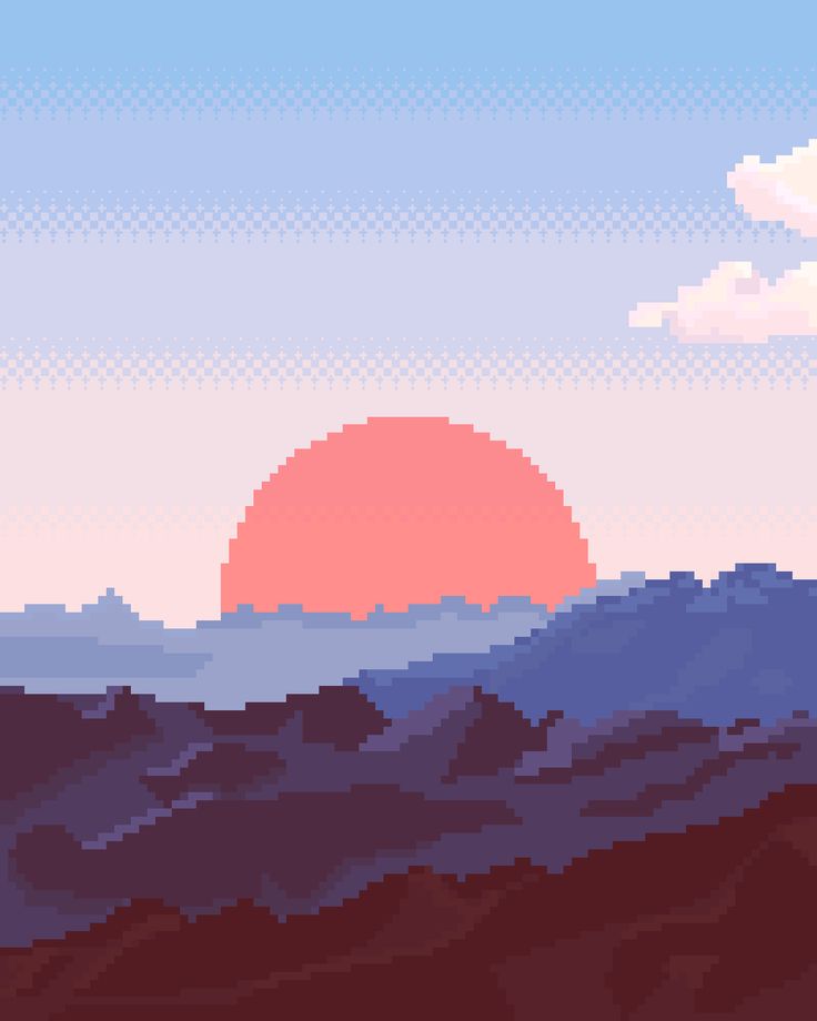 Pixel Scenery Background