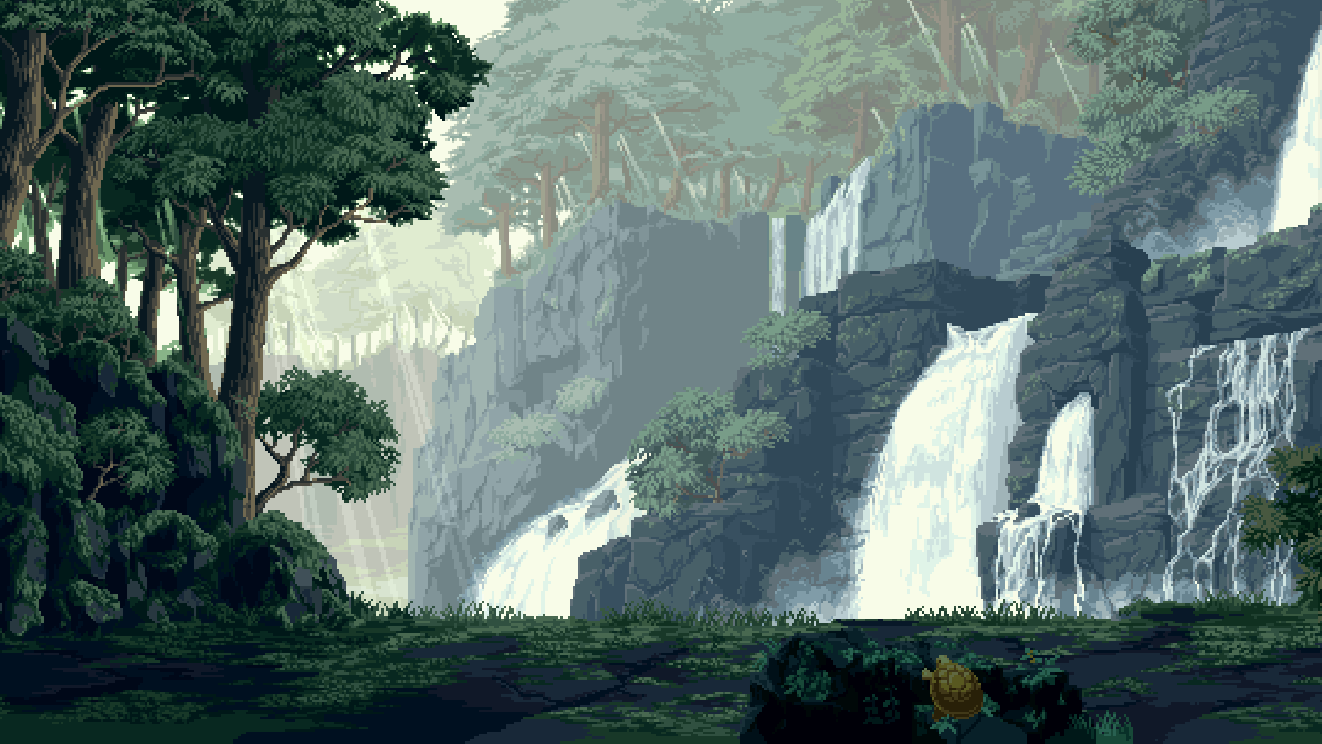 Pixel Scenery Background