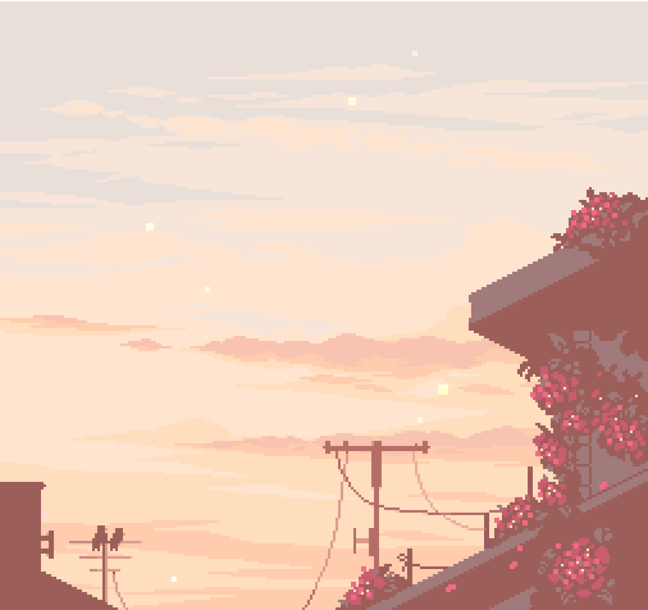 Pixel Scenery Background