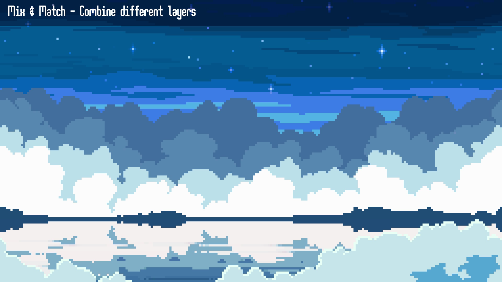 Pixel Sky Backgrounds