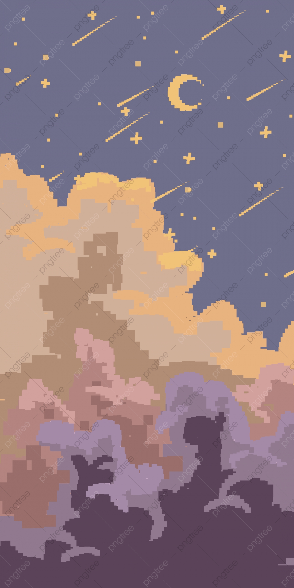 Pixel Sky Backgrounds