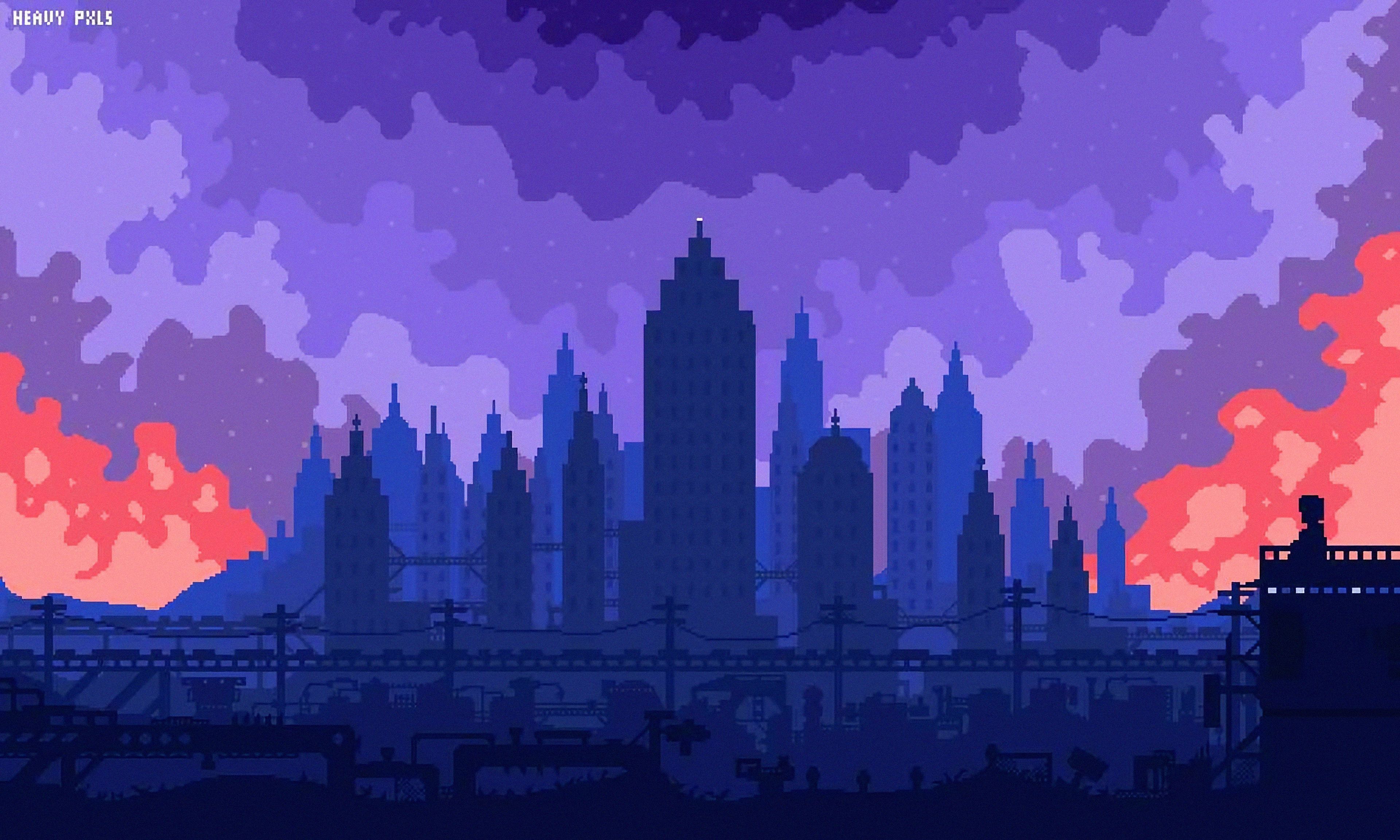 Pixel Sky Backgrounds