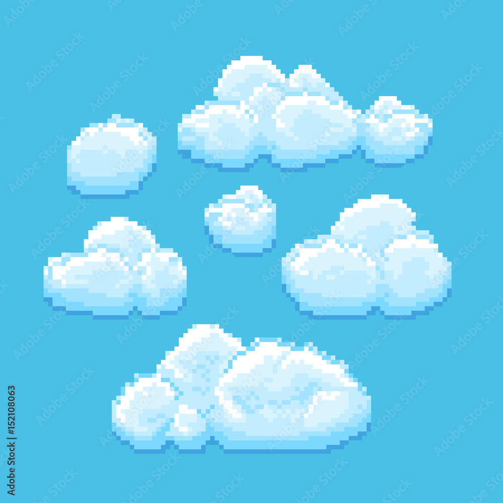 Pixel Sky Backgrounds