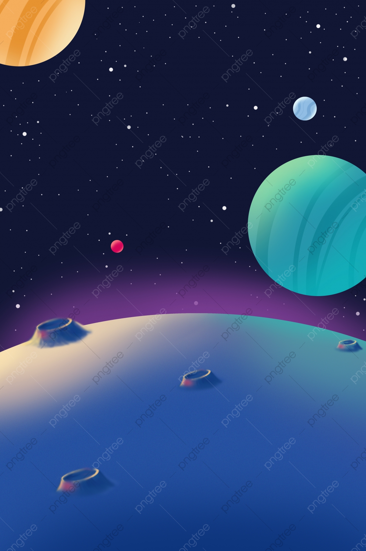 Planet Surface Background