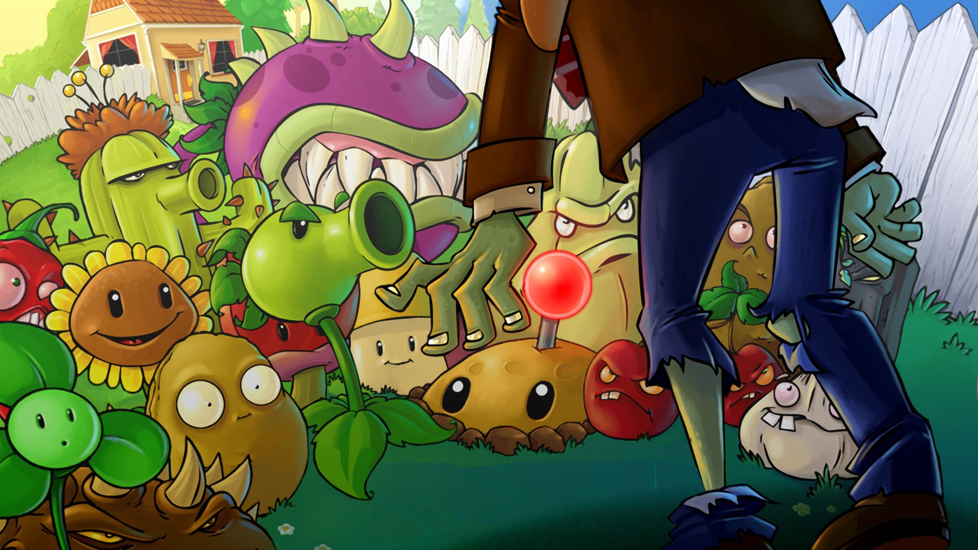 Plants Vs Zombies Background