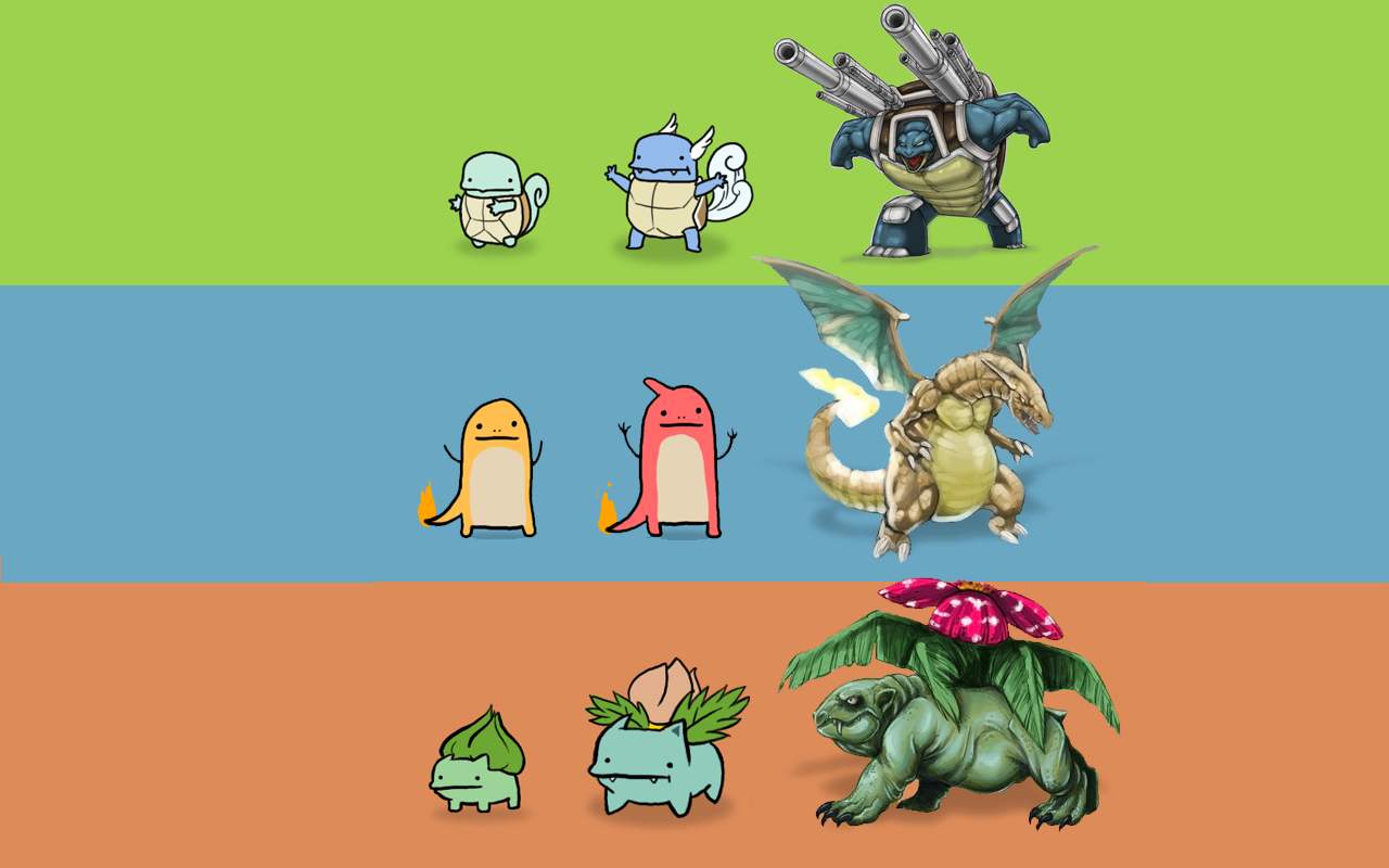 Pokemon Evolution Background