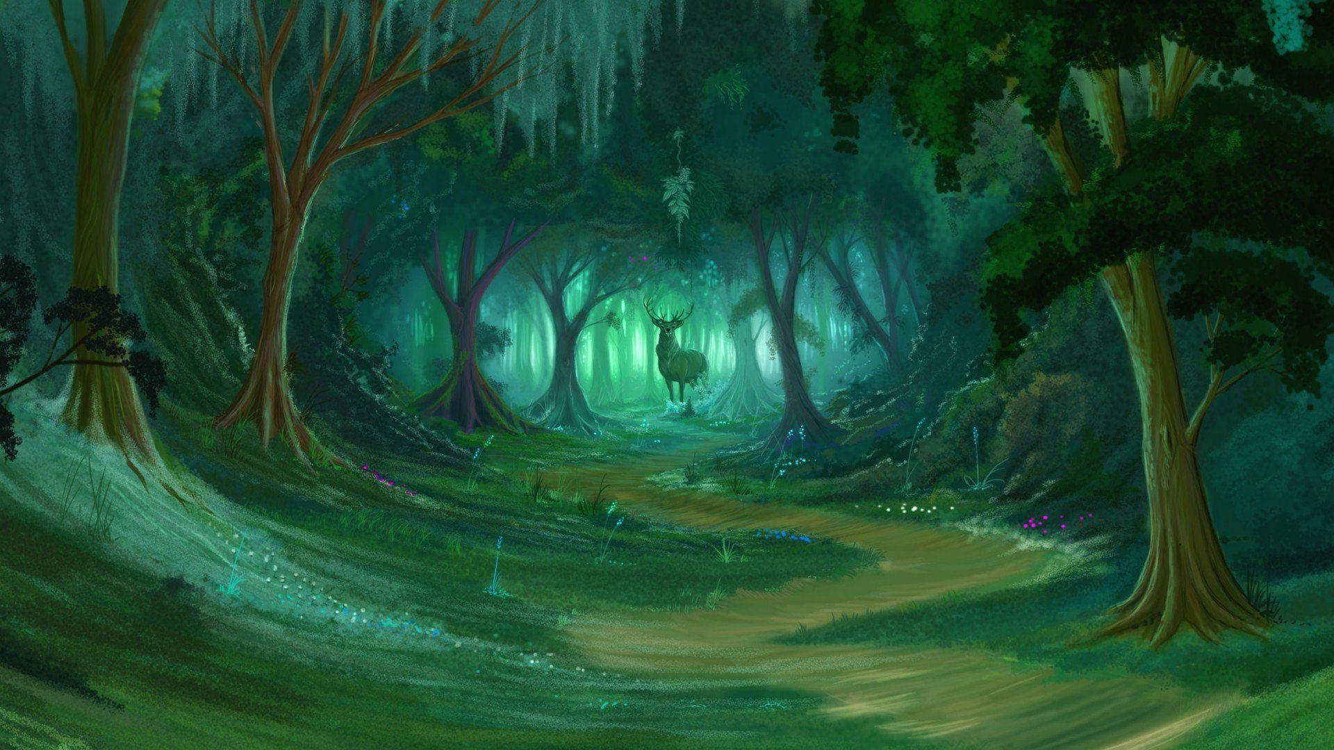 Pokemon Forest Background