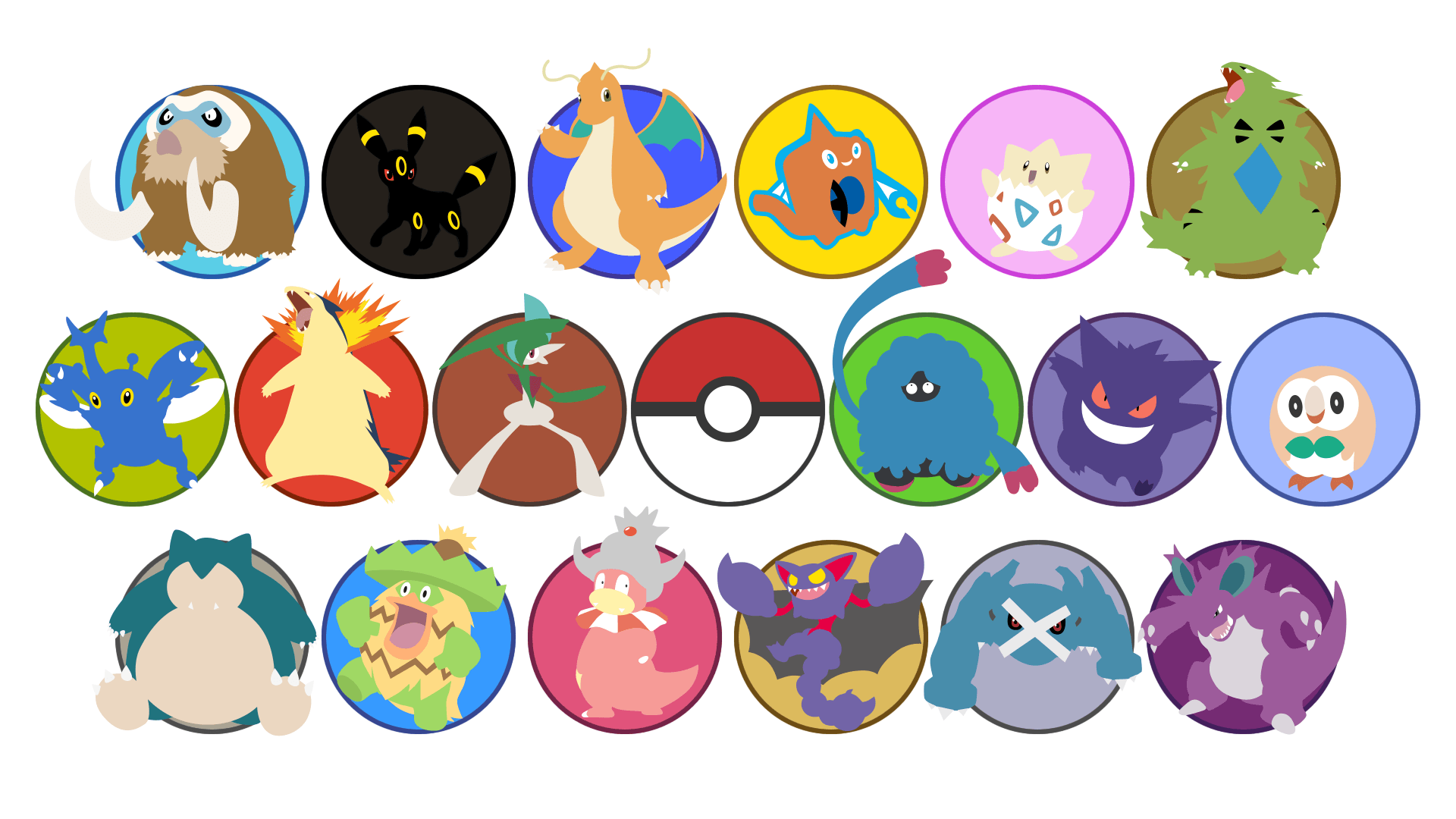 Pokemon Type Backgrounds