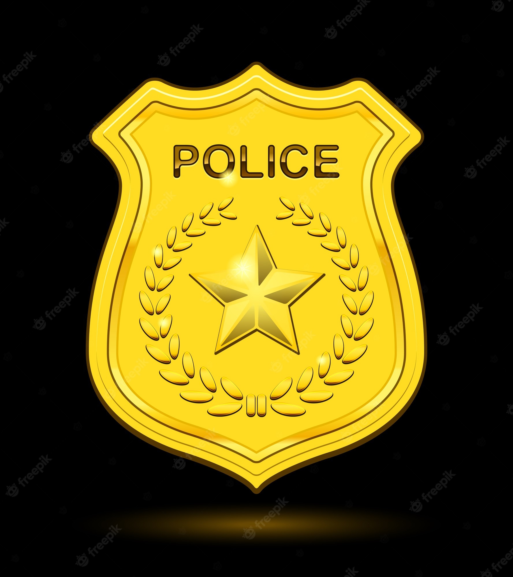 Police Badge Background