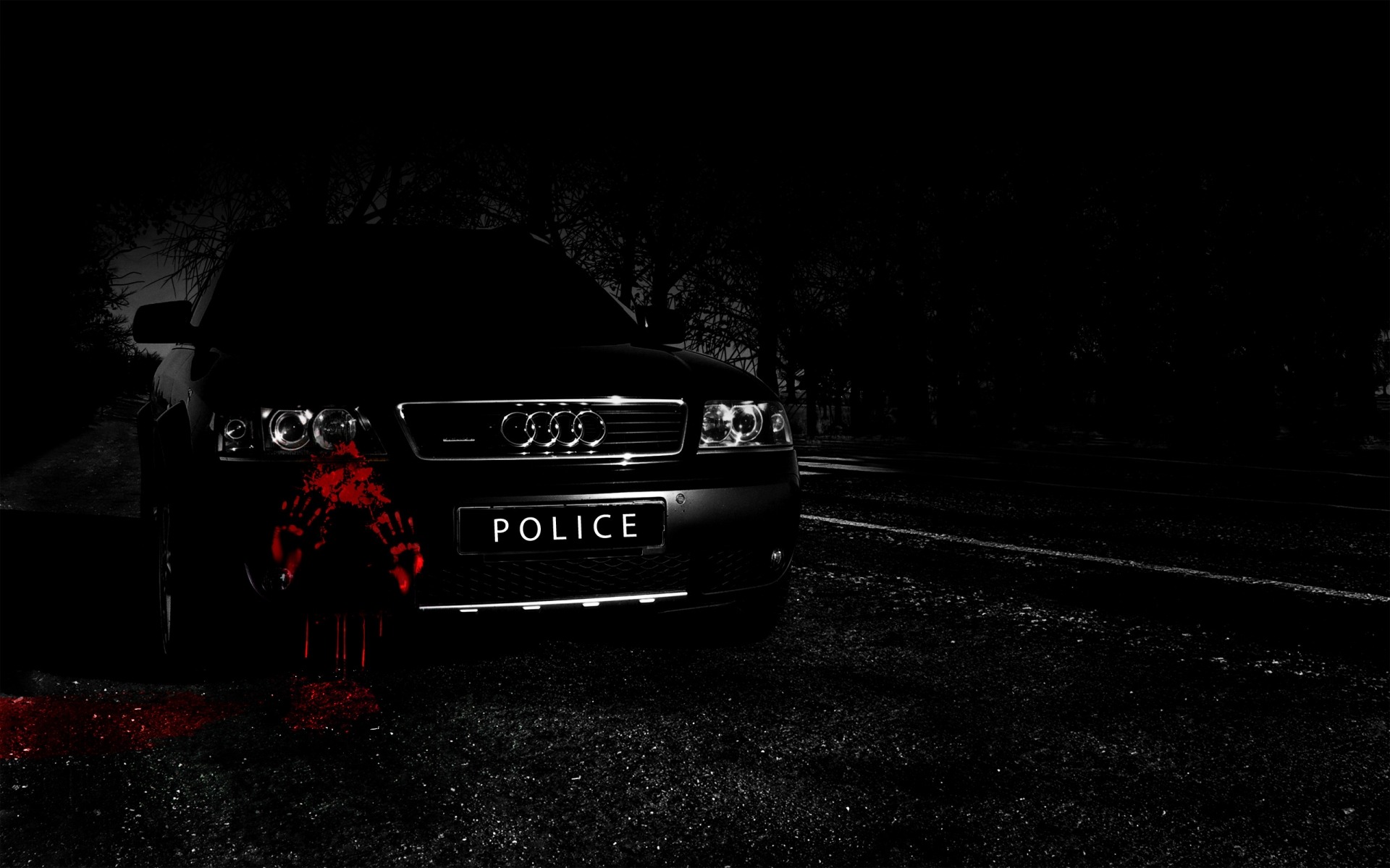 Police Computer Background