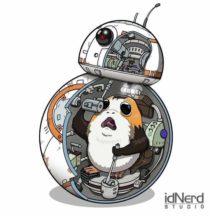 Porg Background