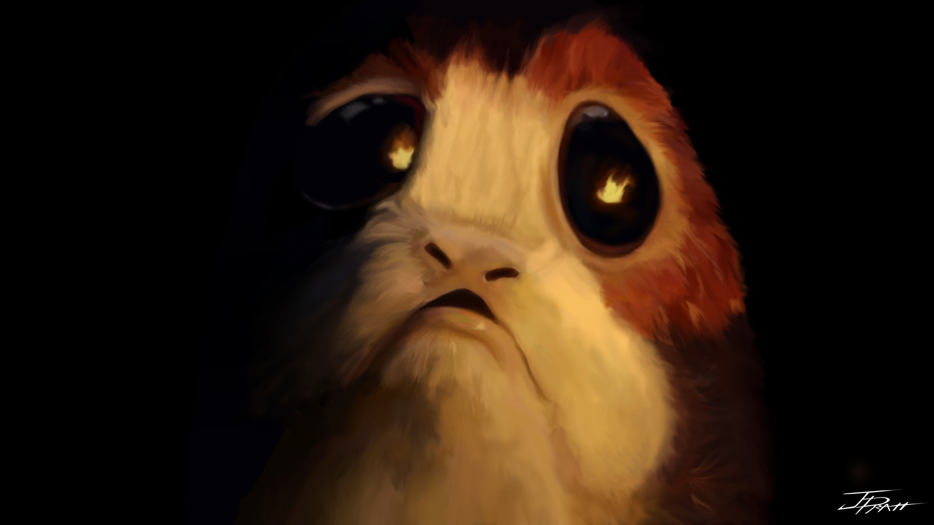 Porg Background