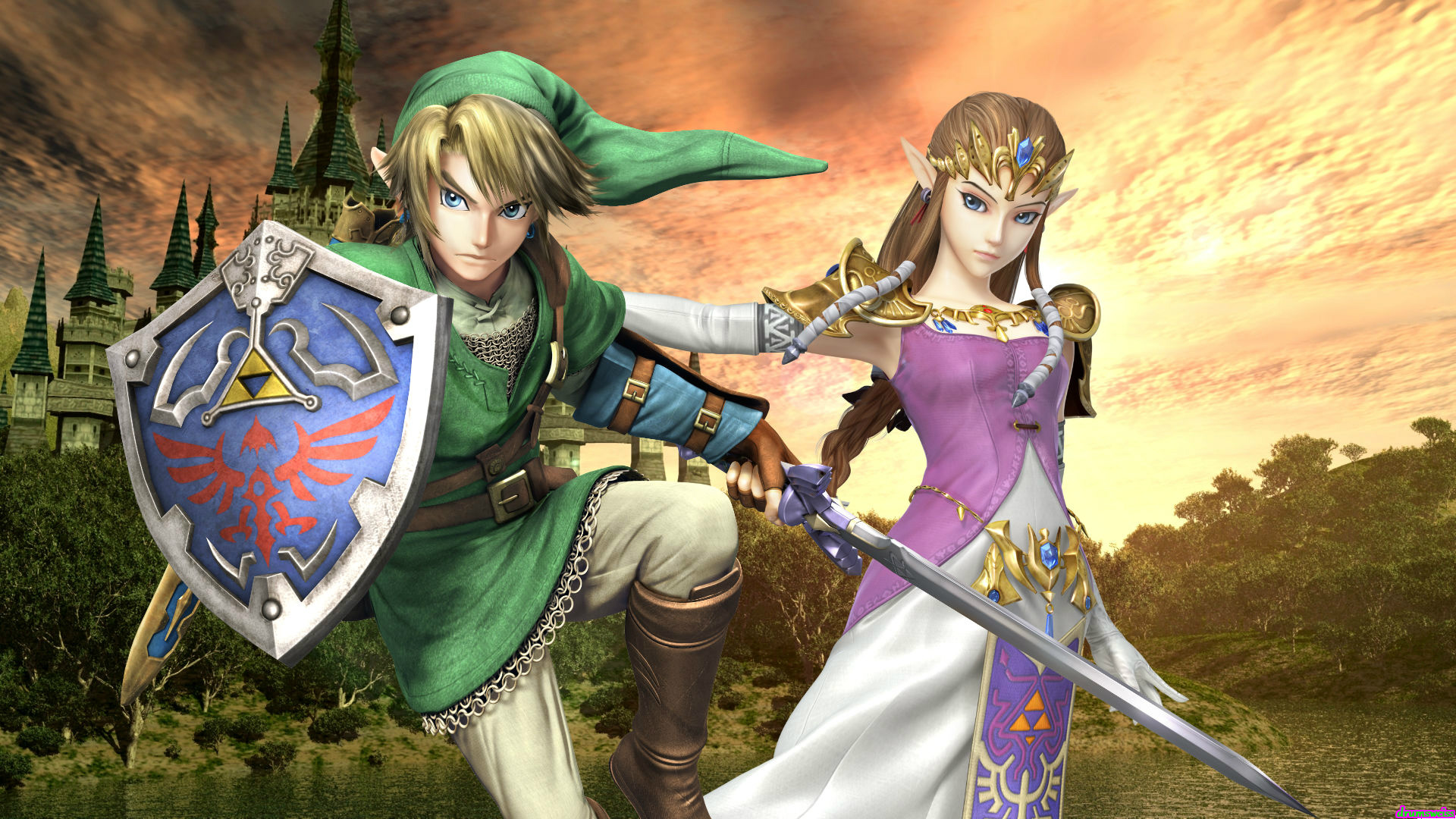 Princess Zelda Background