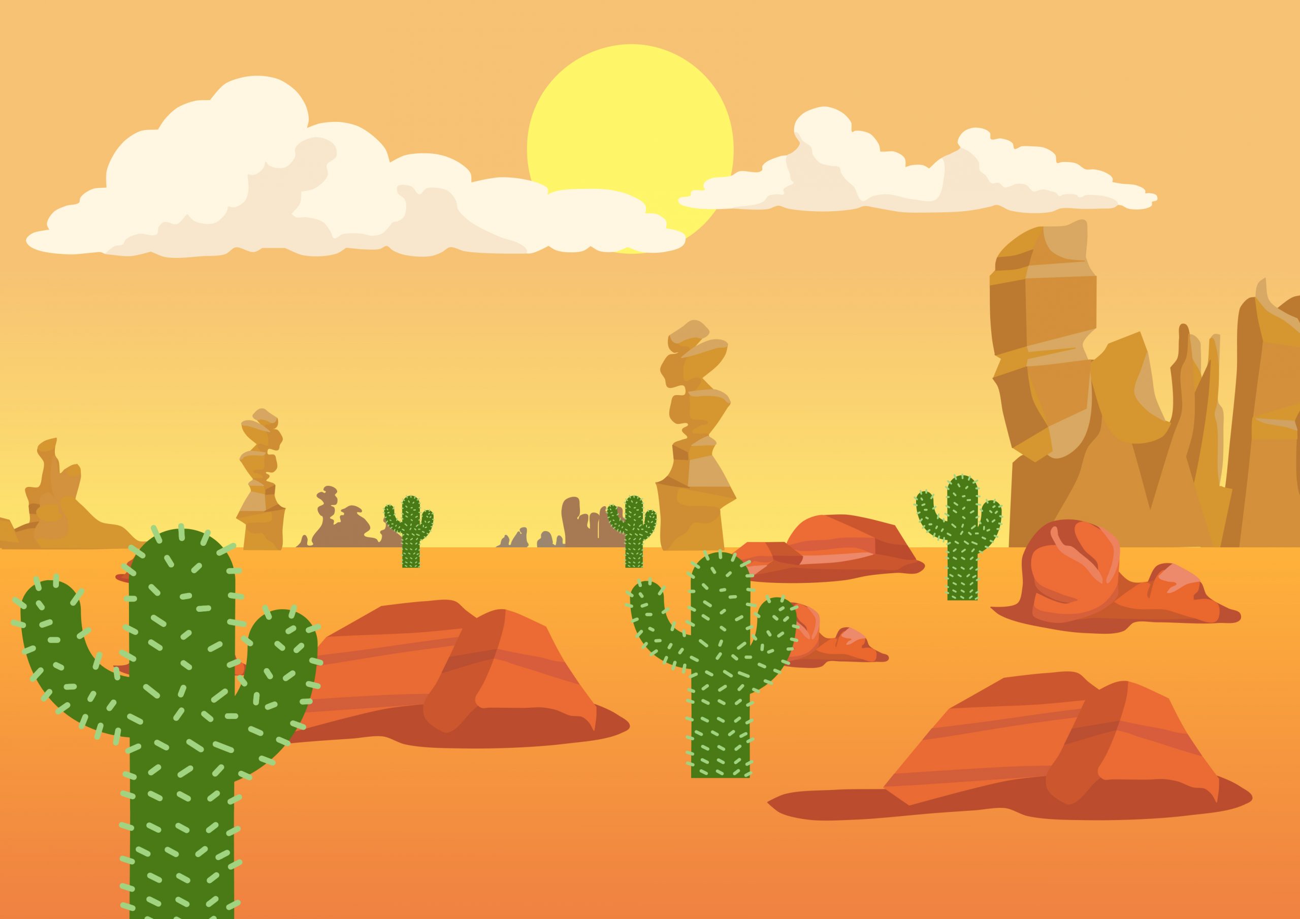 Printable Desert Backgrounds