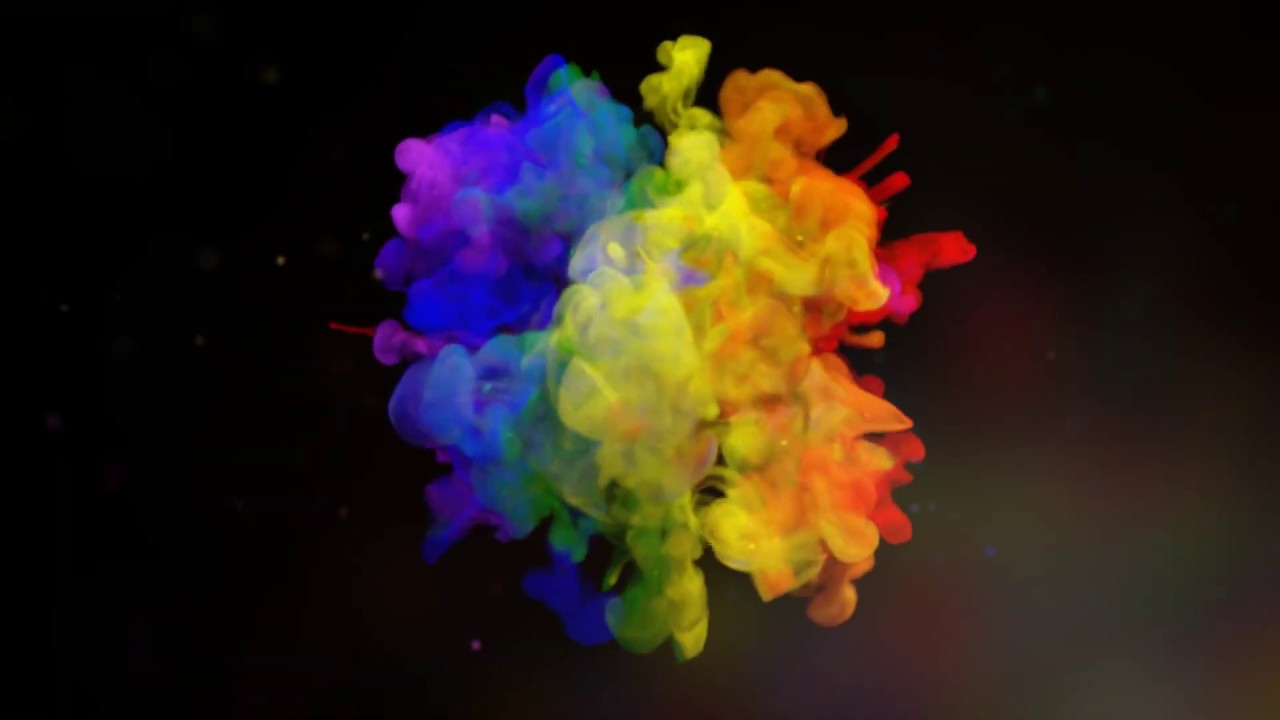 Rainbow Explosion Background