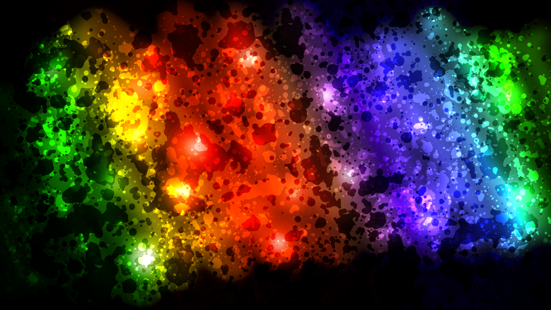 Rainbow Grunge Background