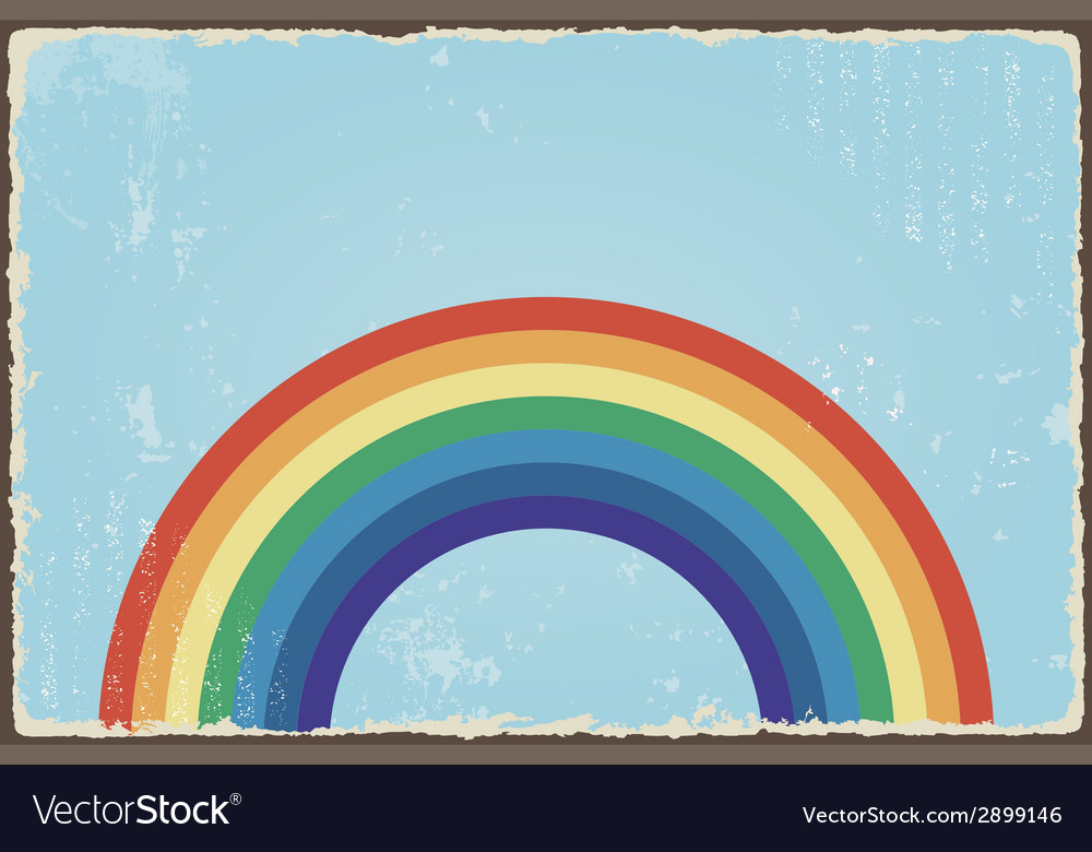 Rainbow Grunge Background